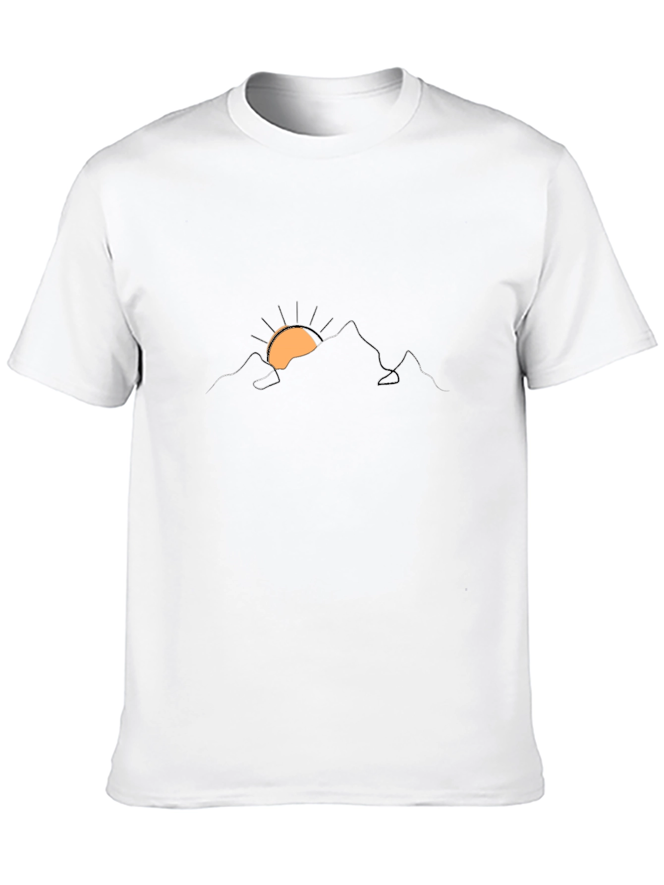 Mountain Sunrise Graphic T-Shirt - Soft Cotton Blend