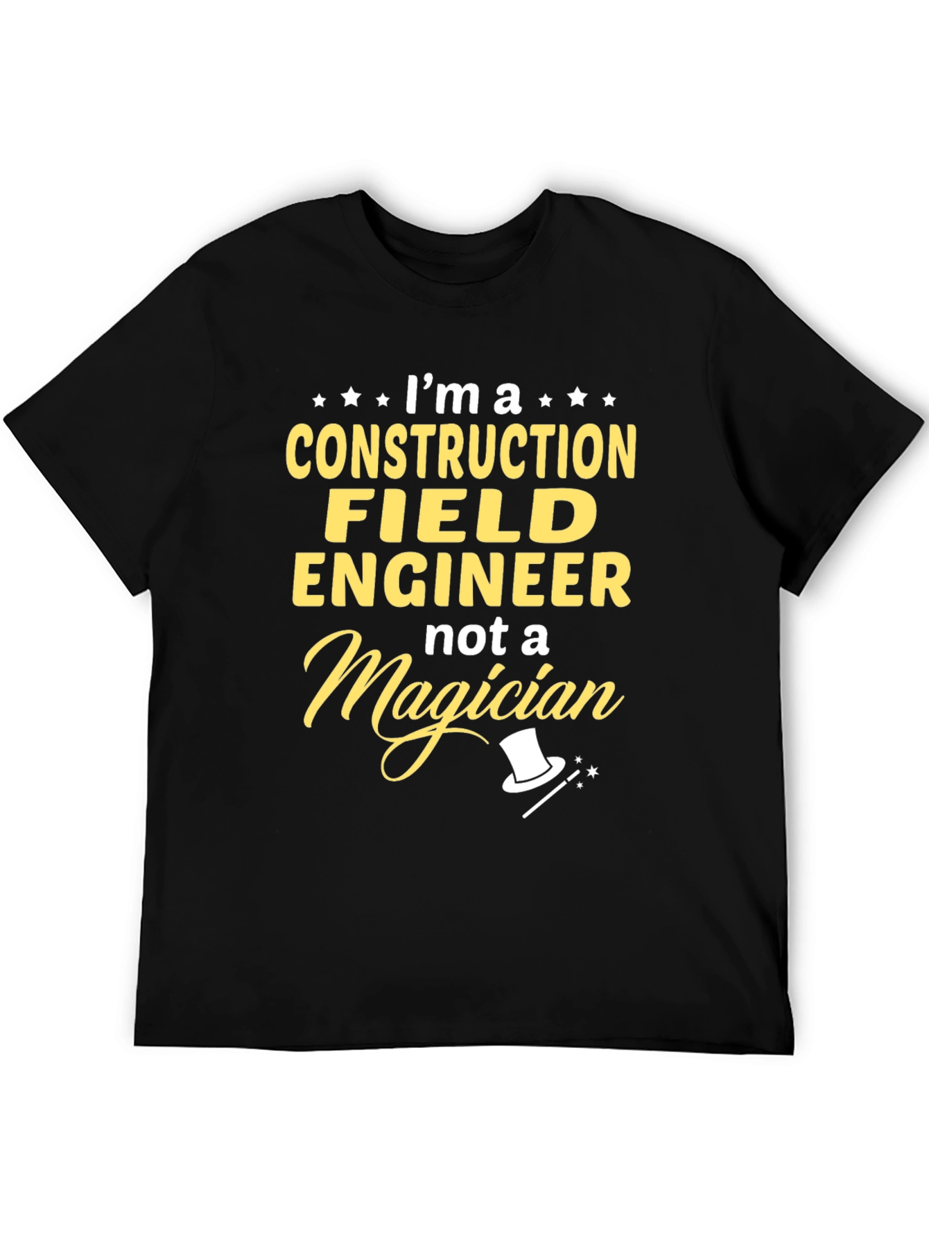 Construction Field Engineer Graphic Tee - Funny Job Shirt