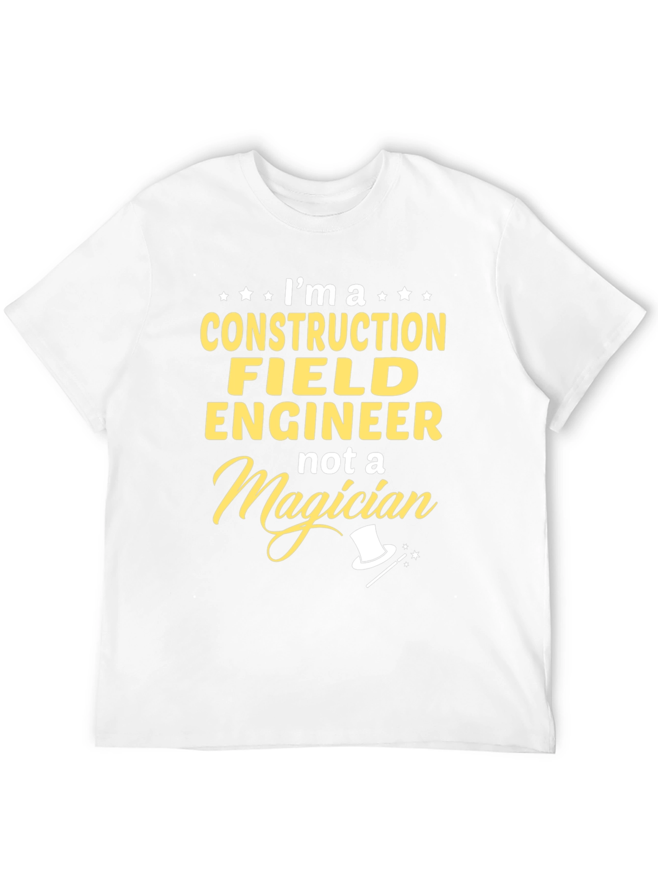 Construction Field Engineer Graphic Tee - Funny Job Shirt