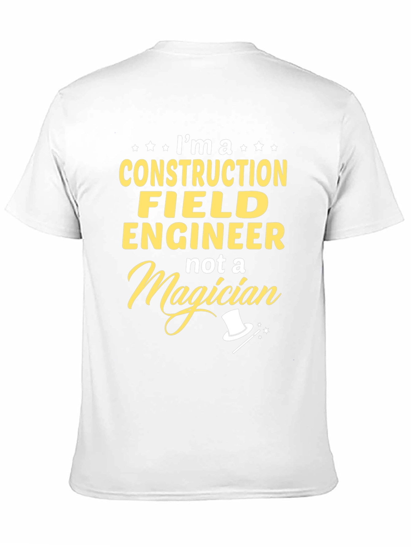 Construction Field Engineer Graphic Tee - Funny Job Shirt