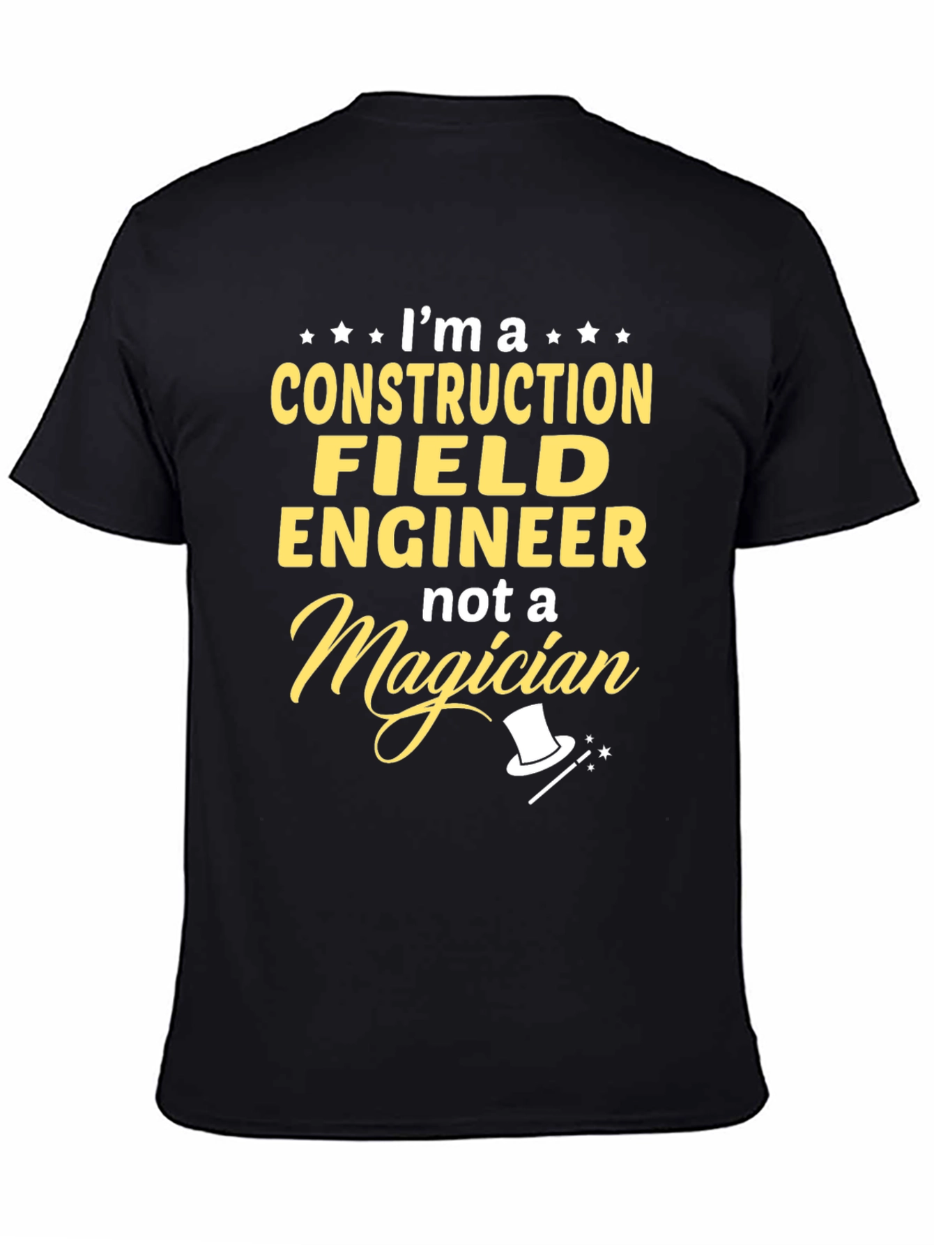 Construction Field Engineer Graphic Tee - Funny Job Shirt