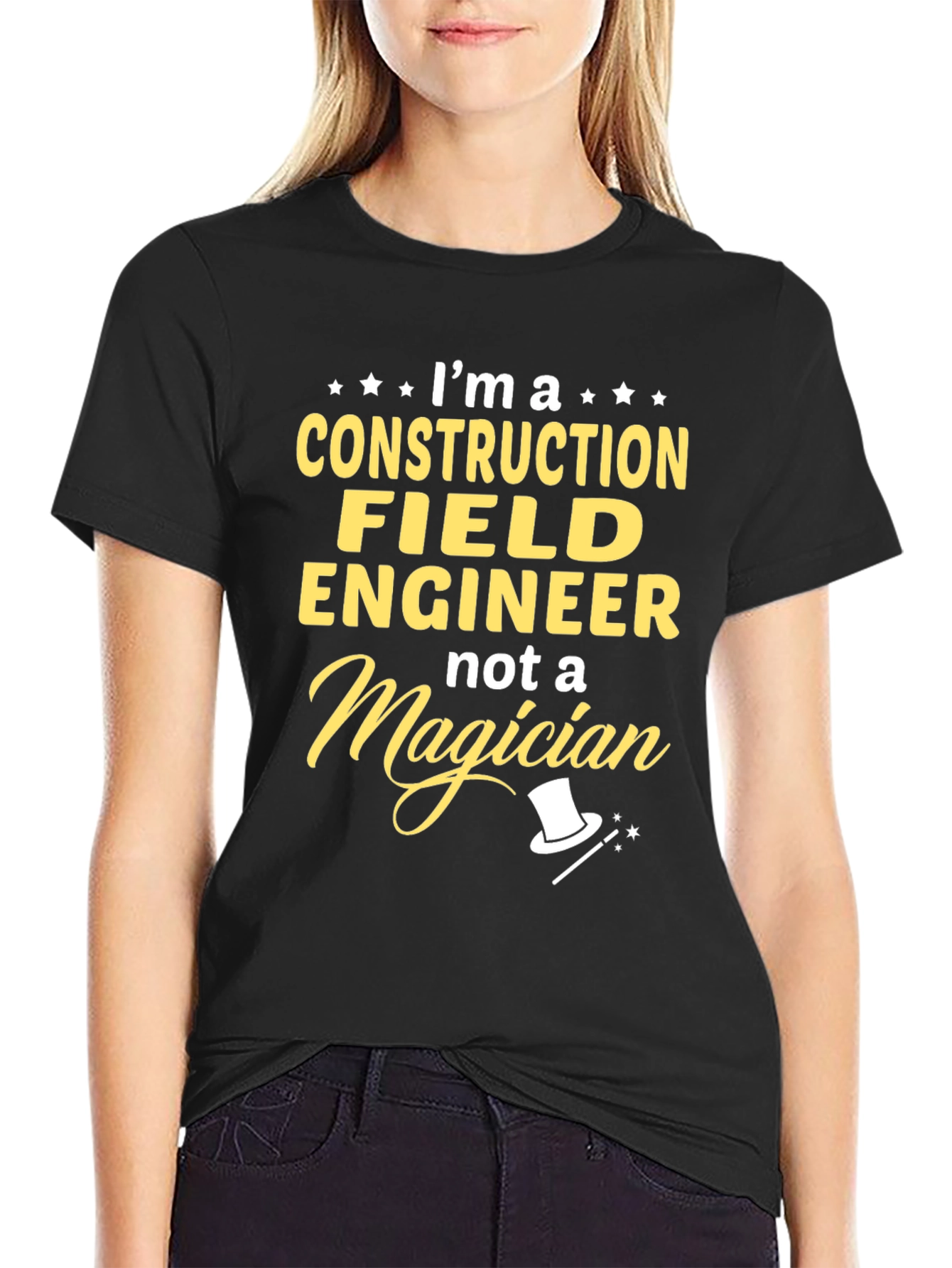 Construction Field Engineer Graphic Tee - Funny Job Shirt
