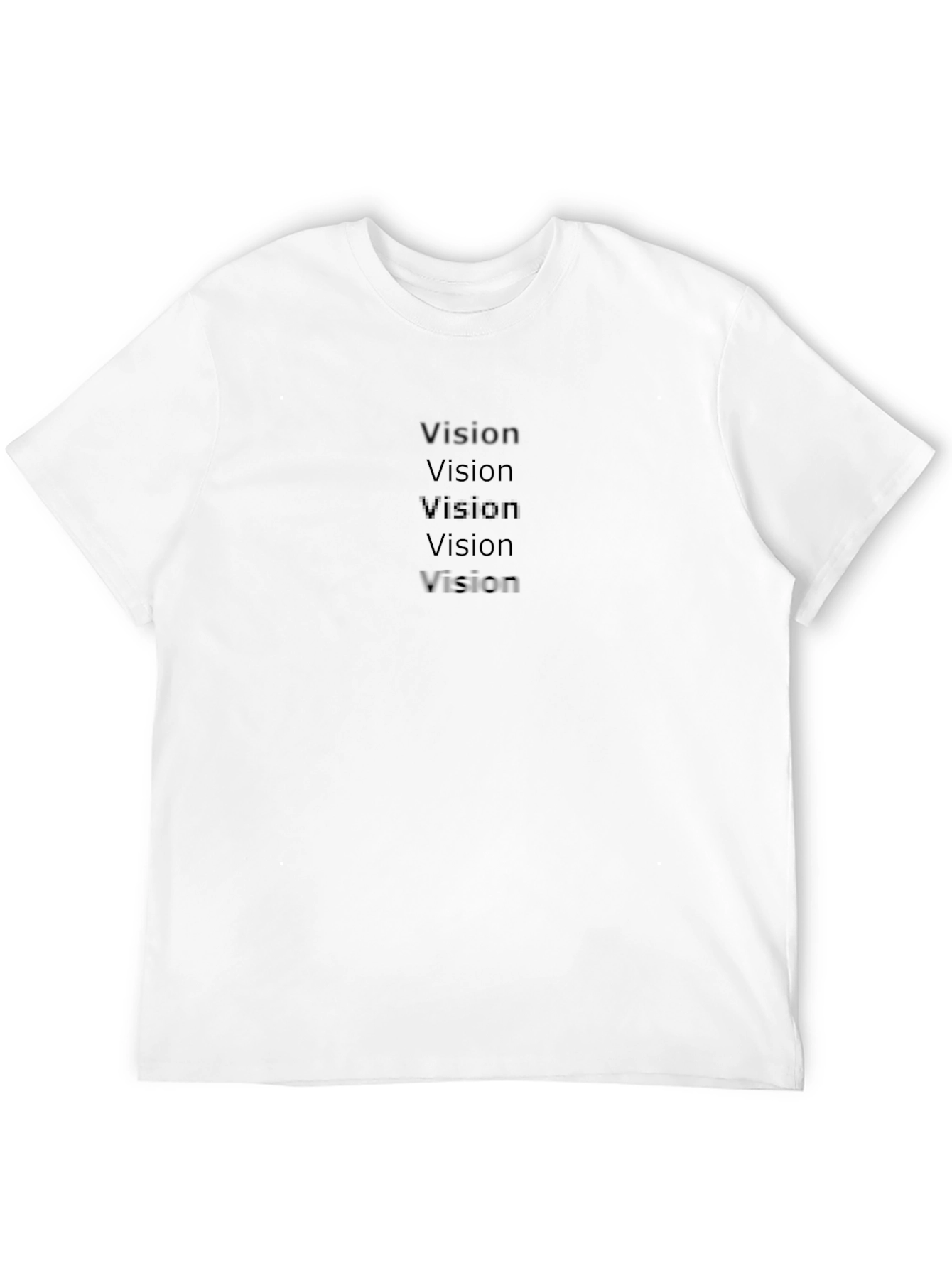 Vision Black T-Shirt - Stylish & Comfortable