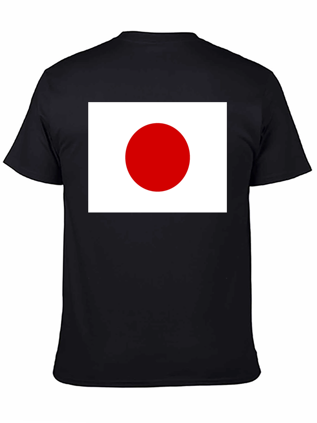 Japan Flag Graphic T-Shirt - Black Cotton Tee