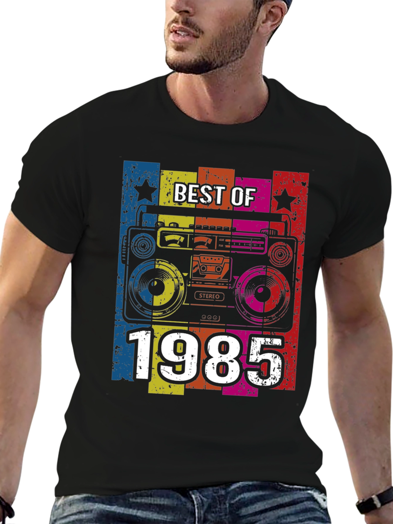 Best of 1985 Retro Boombox T-Shirt