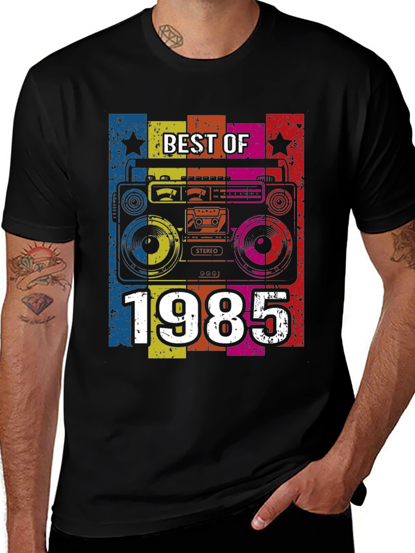 Best of 1985 Retro Boombox T-Shirt