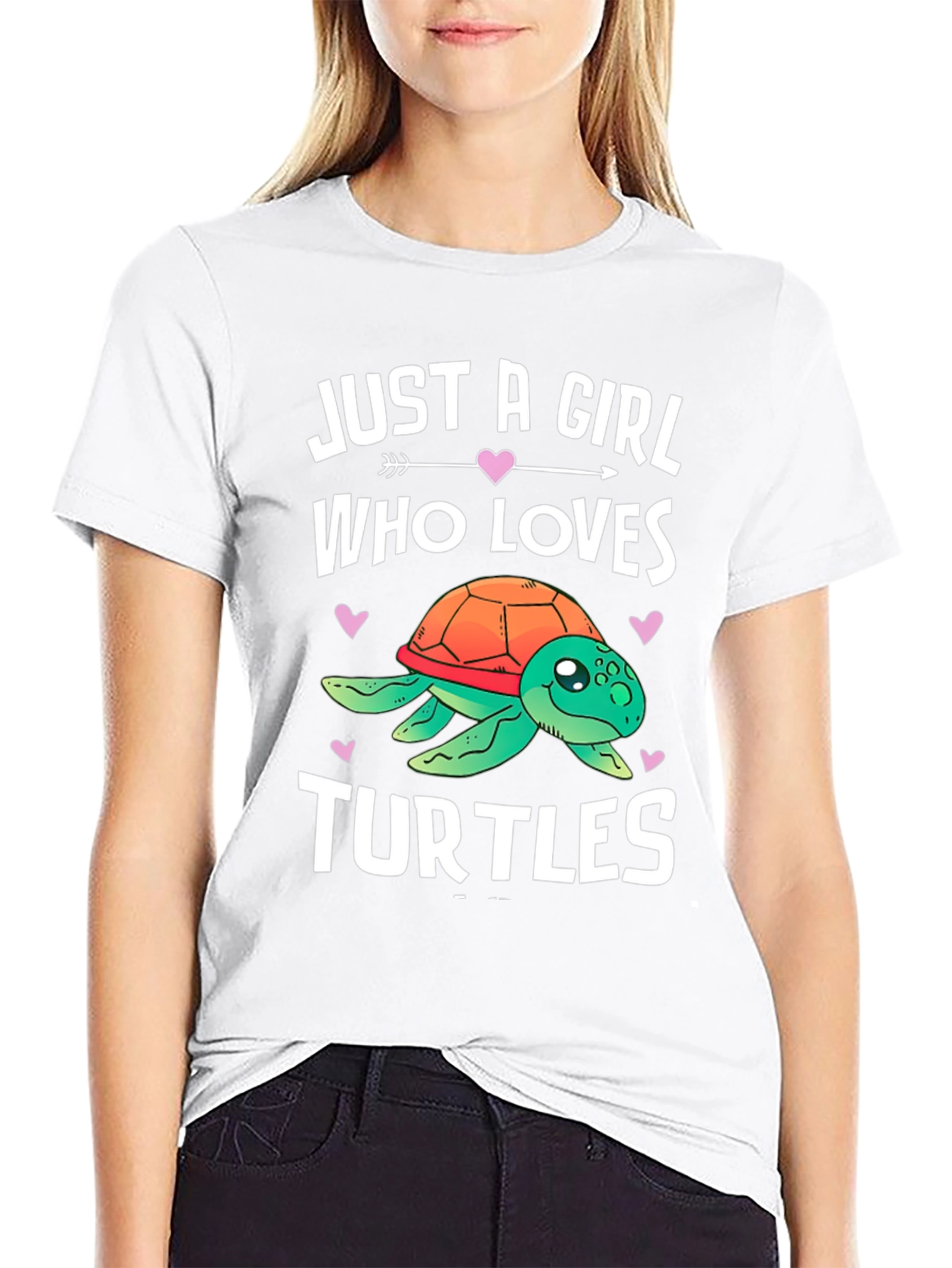 Just A Girl Who Loves Turtles Graphic Tee