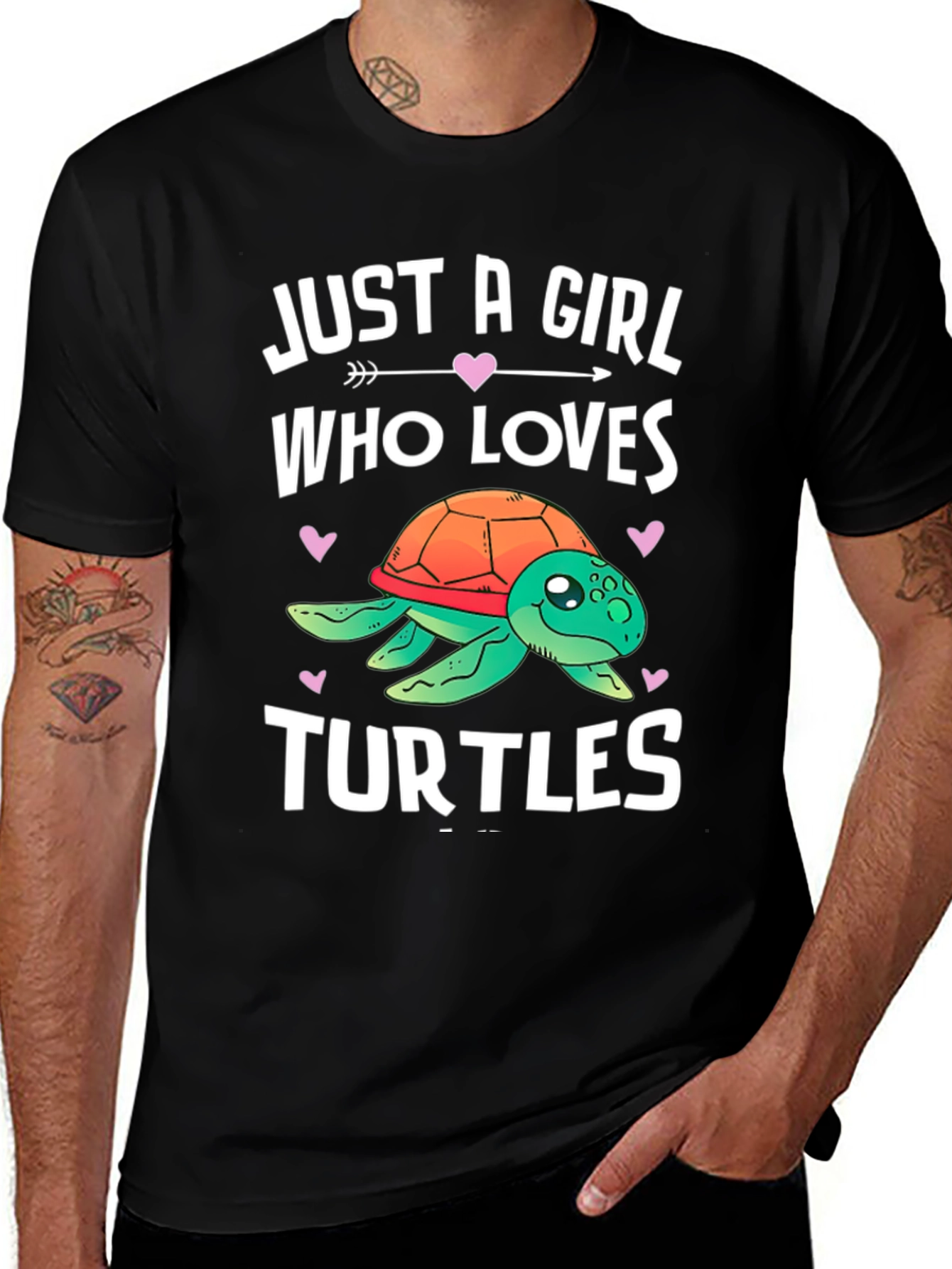 Just A Girl Who Loves Turtles Graphic Tee