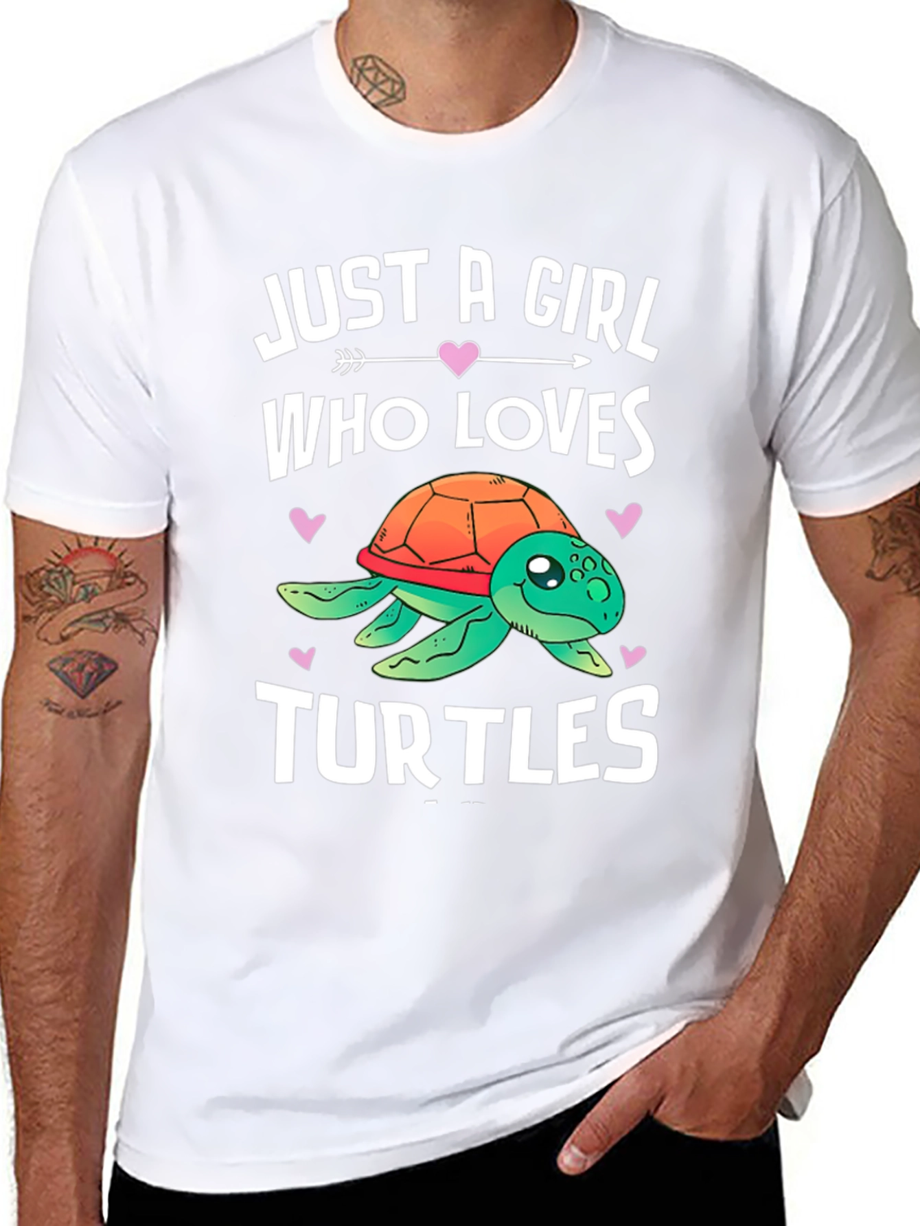 Just A Girl Who Loves Turtles Graphic Tee