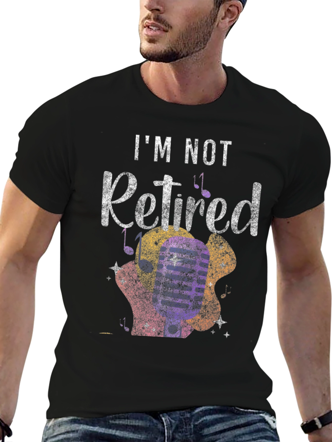 Im Not Retired Guitar T-Shirt