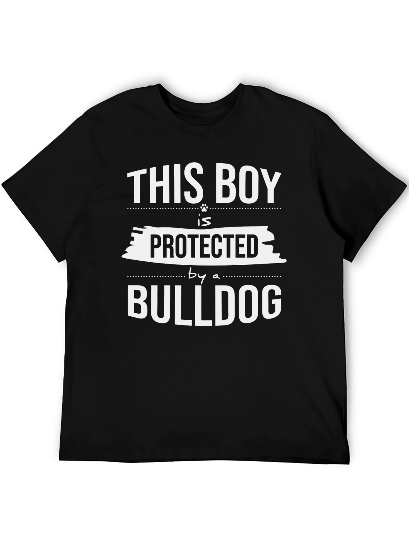 Bulldog Protected Graphic Tee - Black
