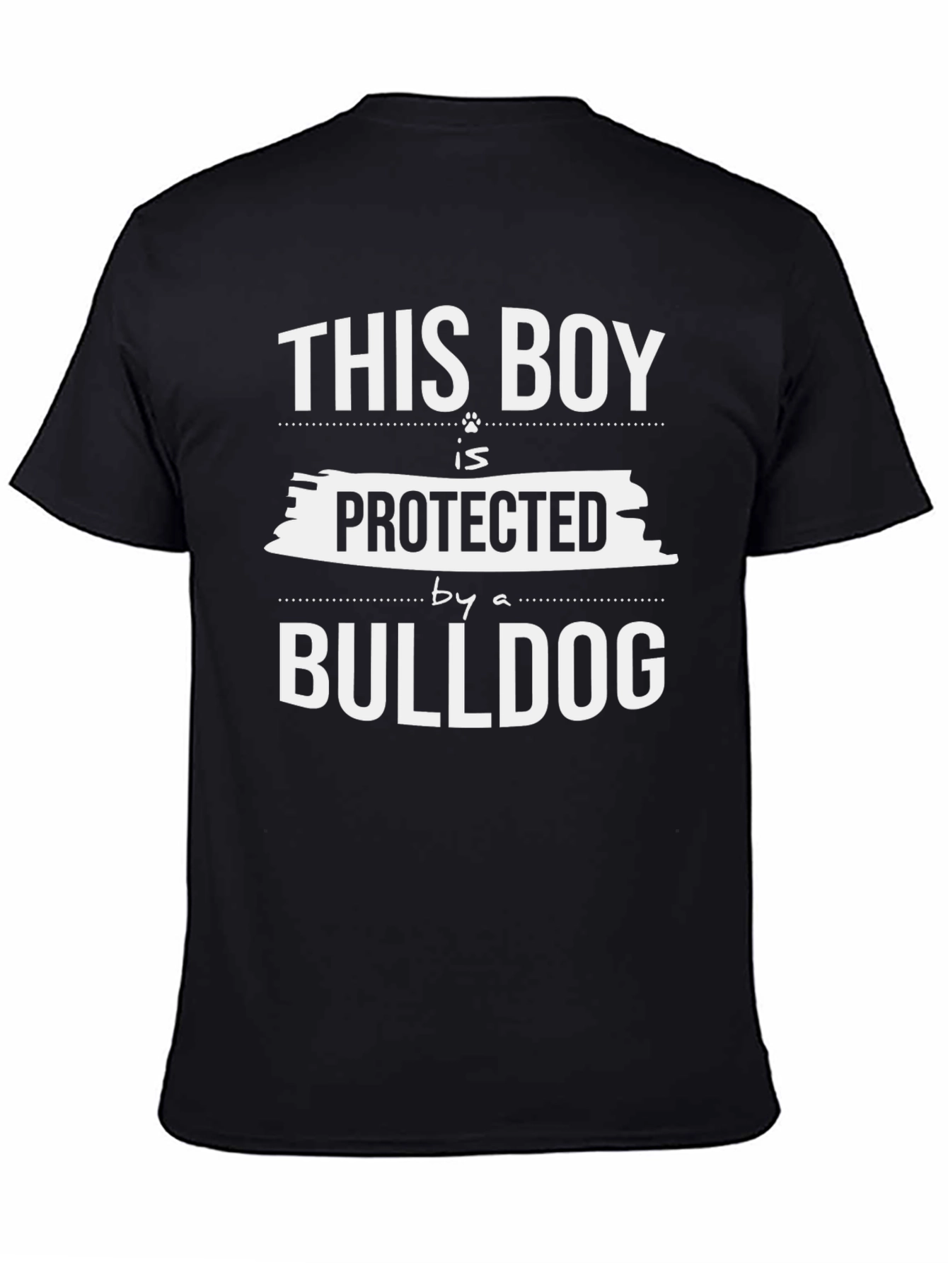 Bulldog Protected Graphic Tee - Black