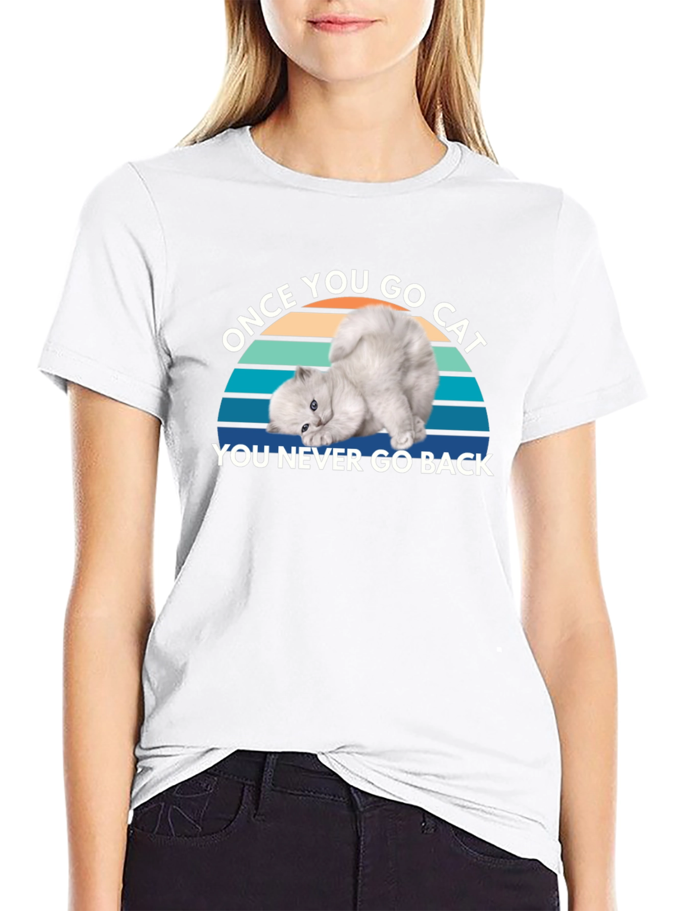 Once You Go Cat Black T-Shirt