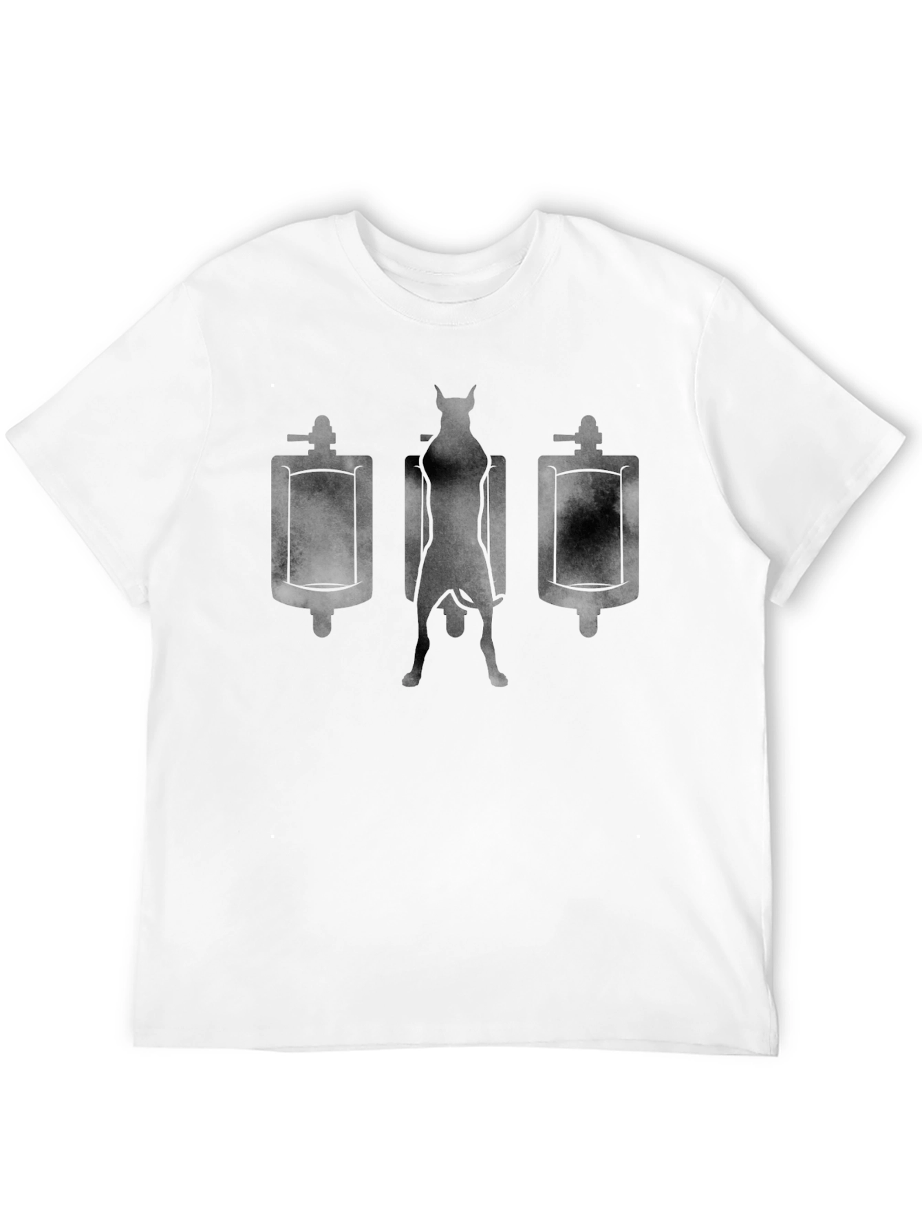 Funny Dog Urinal T-Shirt