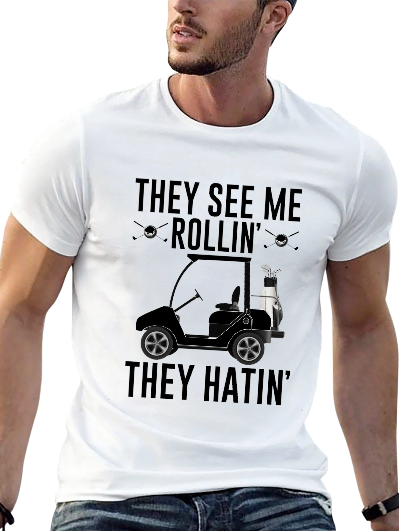 They See Me Rollin Golf T-Shirt