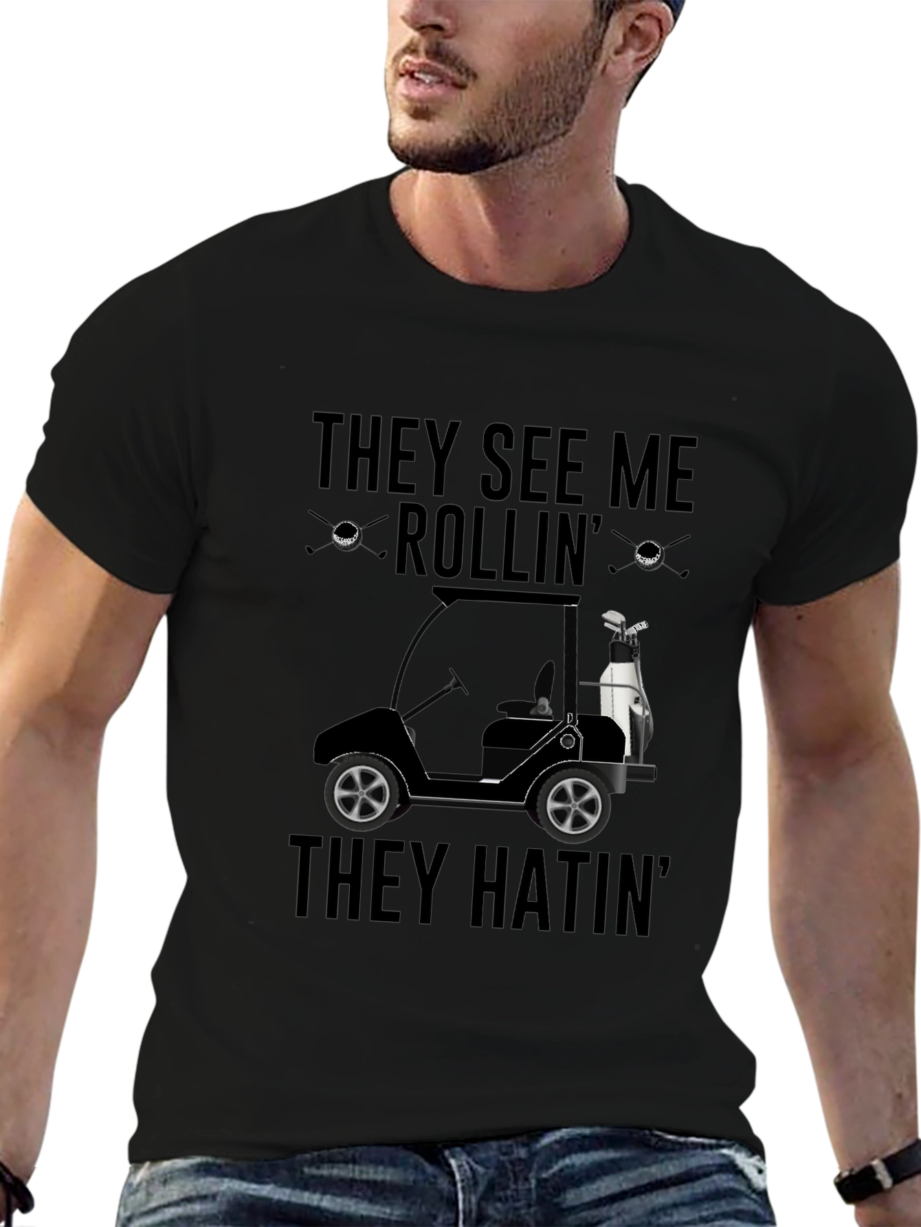 They See Me Rollin Golf T-Shirt