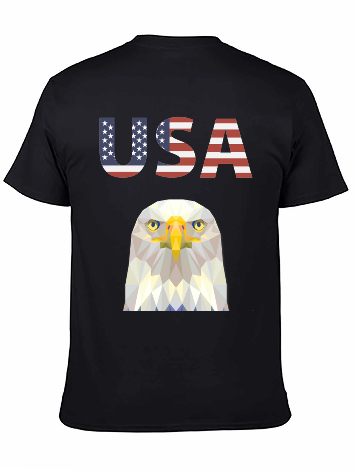 USA Eagle Graphic T-Shirt - Patriotic Design