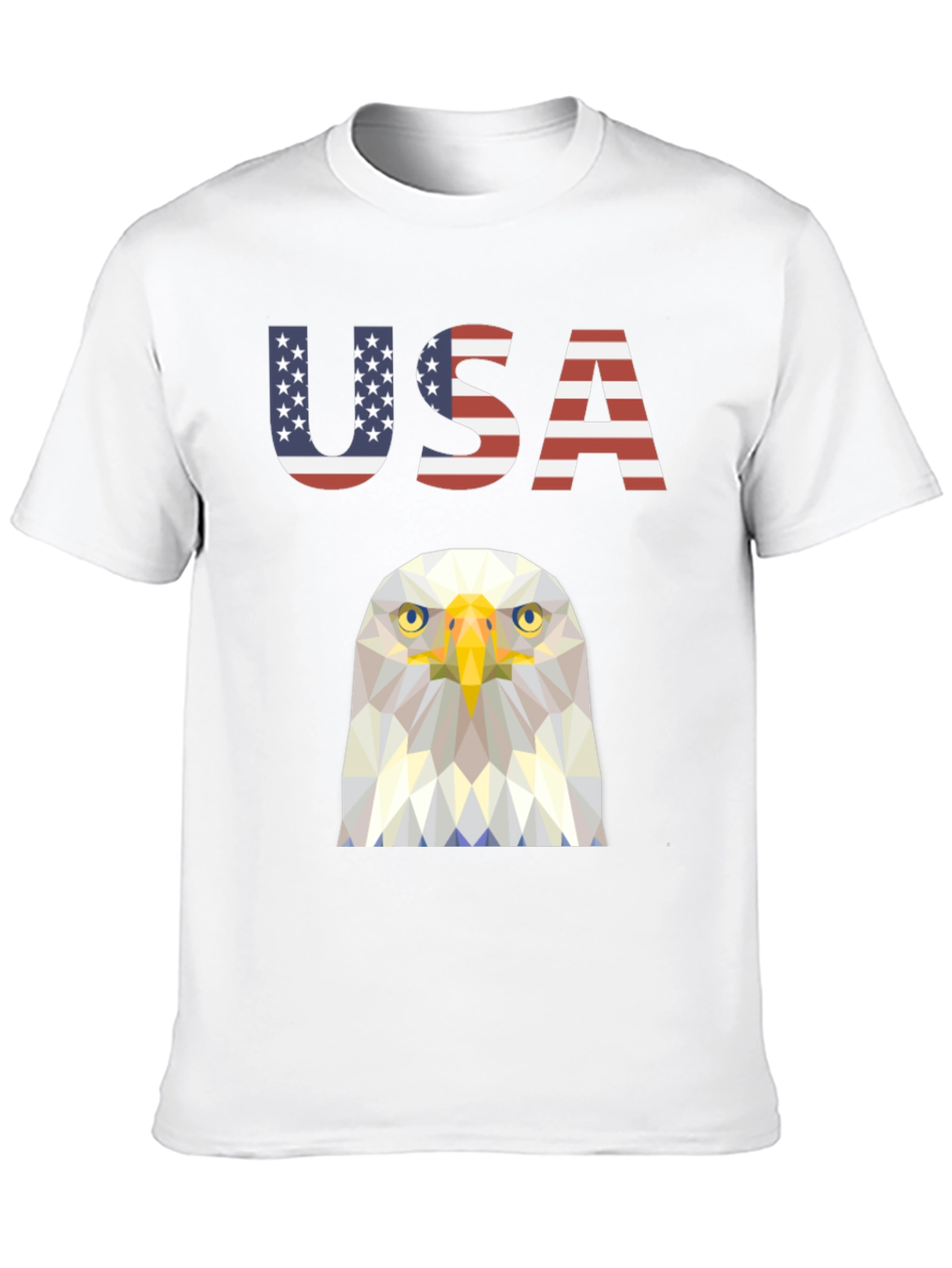 USA Eagle Graphic T-Shirt - Patriotic Design