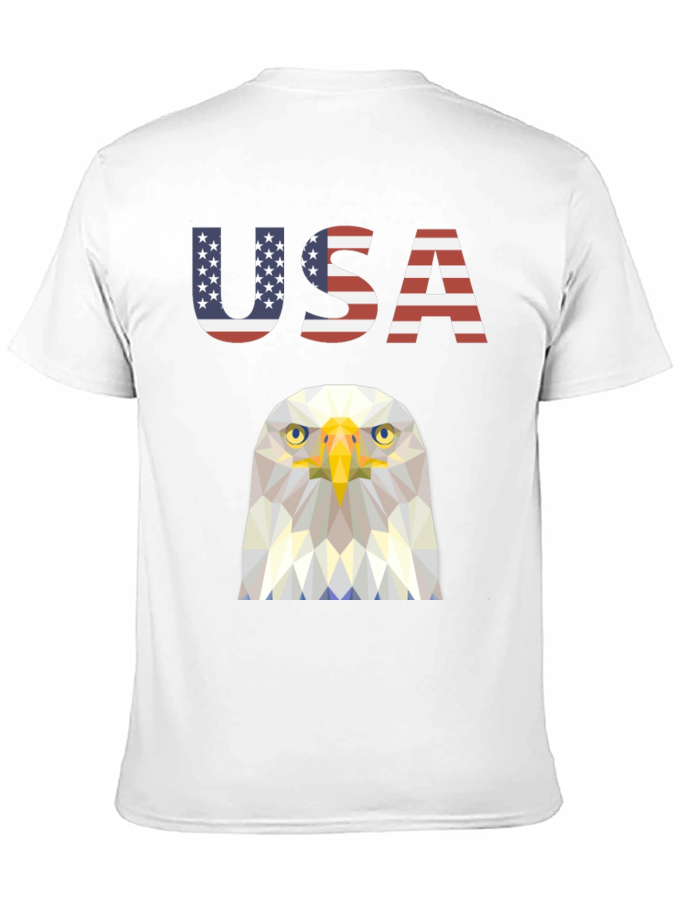 USA Eagle Graphic T-Shirt - Patriotic Design