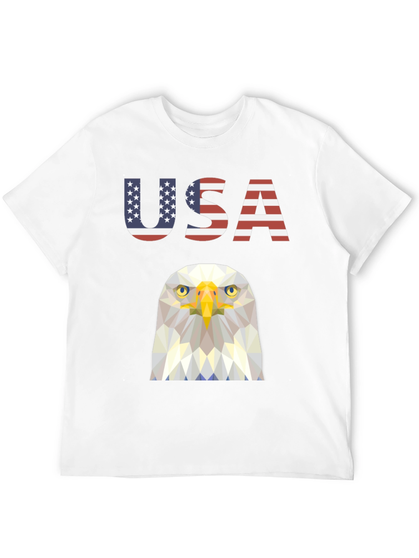 USA Eagle Graphic T-Shirt - Patriotic Design