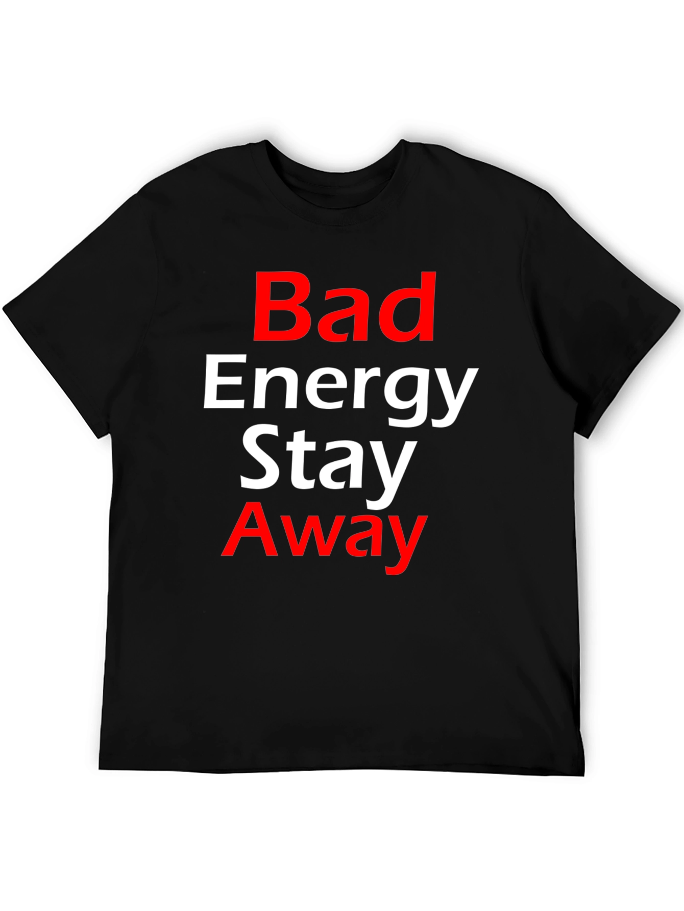 Bad Energy Stay Away Graphic Tee - Black T-Shirt