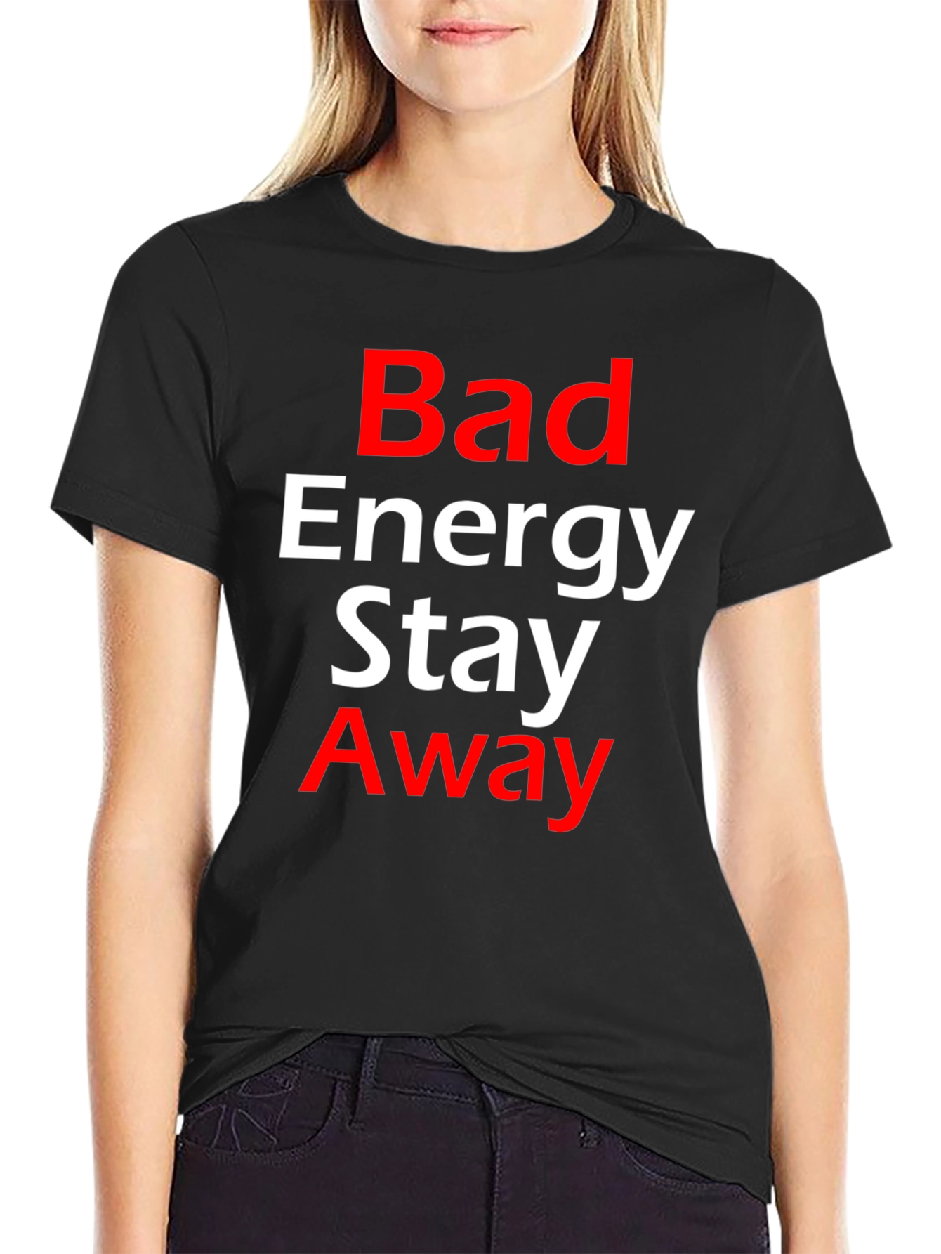 Bad Energy Stay Away Graphic Tee - Black T-Shirt