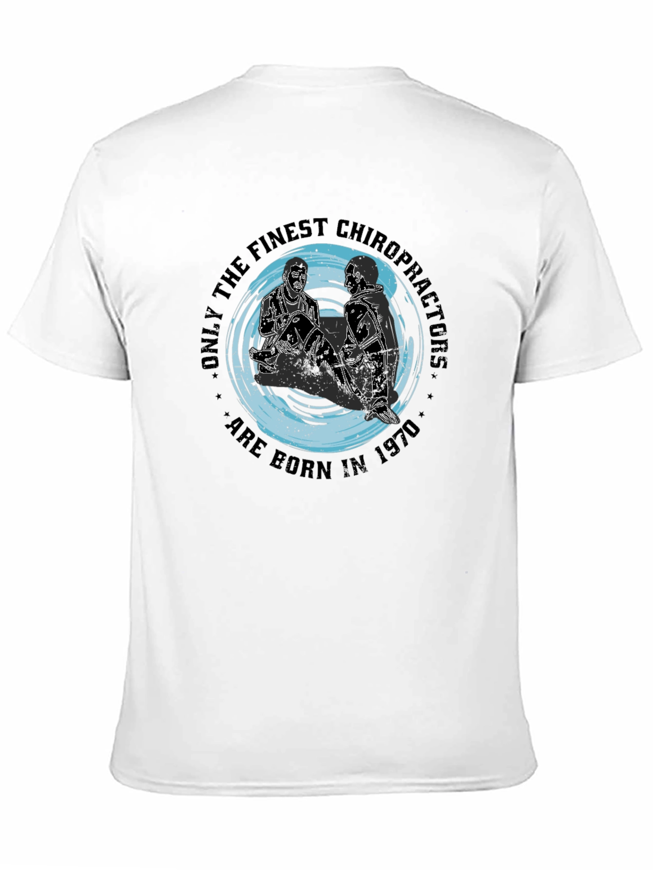 Finest Chiropractors 1970 Black Graphic T-Shirt