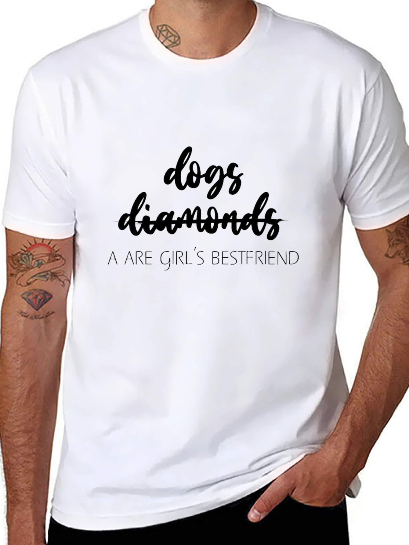 Dogs & Diamonds T-Shirt: A Girls Best Friend