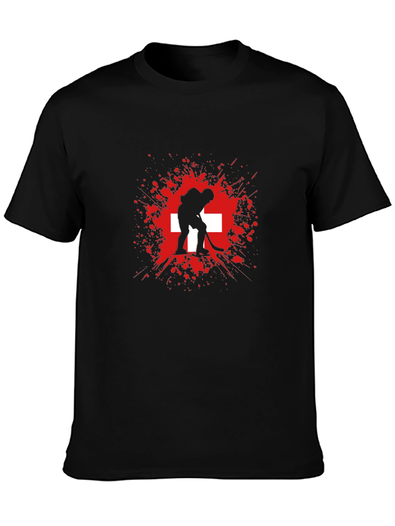 Swiss Hockey T-Shirt - Cool Sporty Design