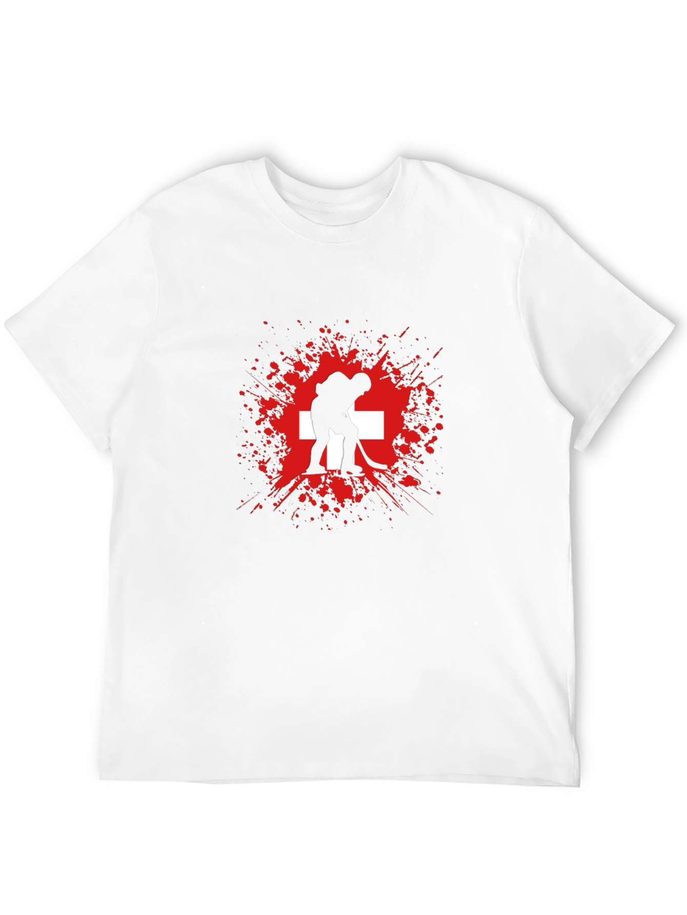 Swiss Hockey T-Shirt - Cool Sporty Design