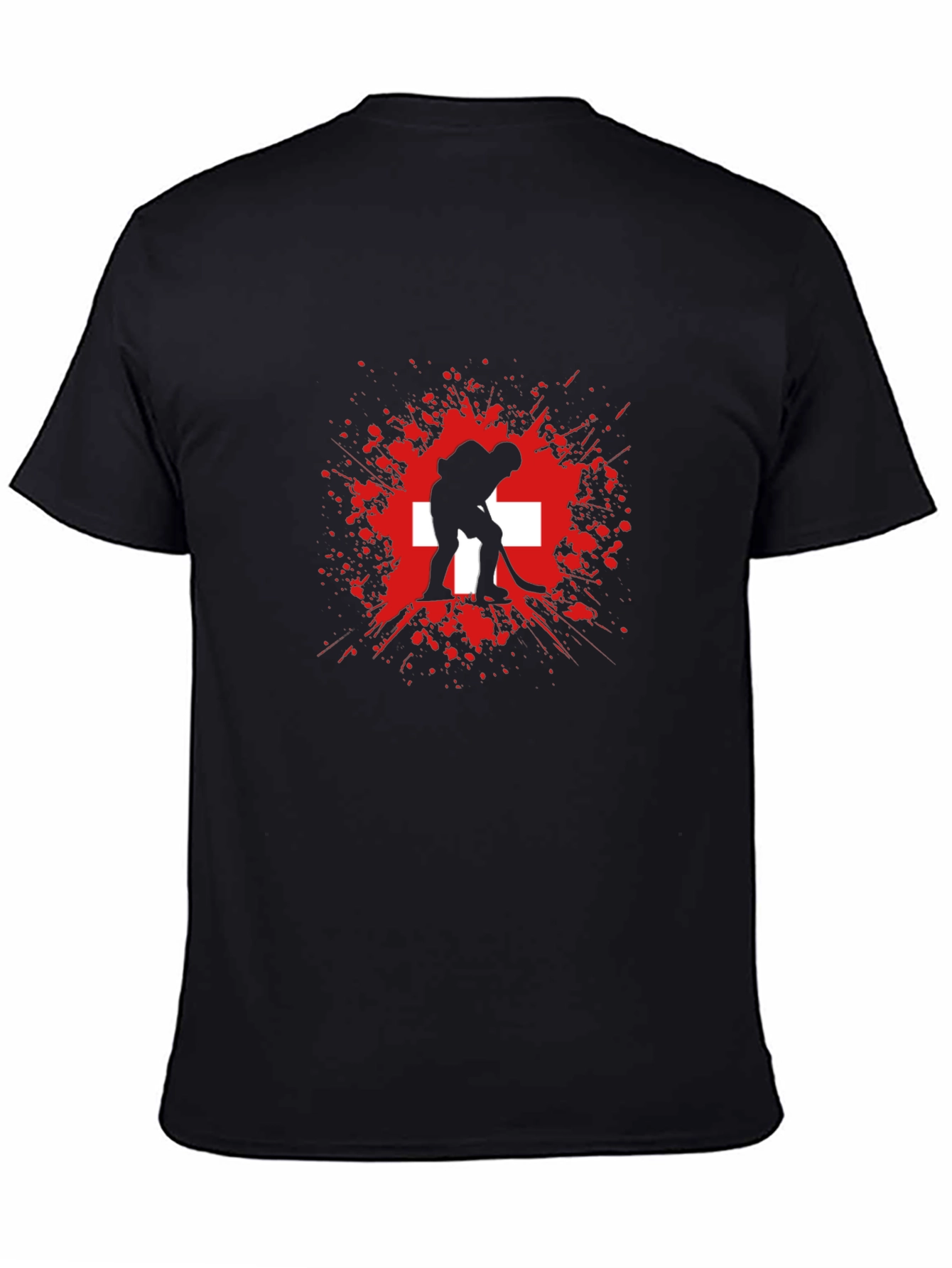 Swiss Hockey T-Shirt - Cool Sporty Design