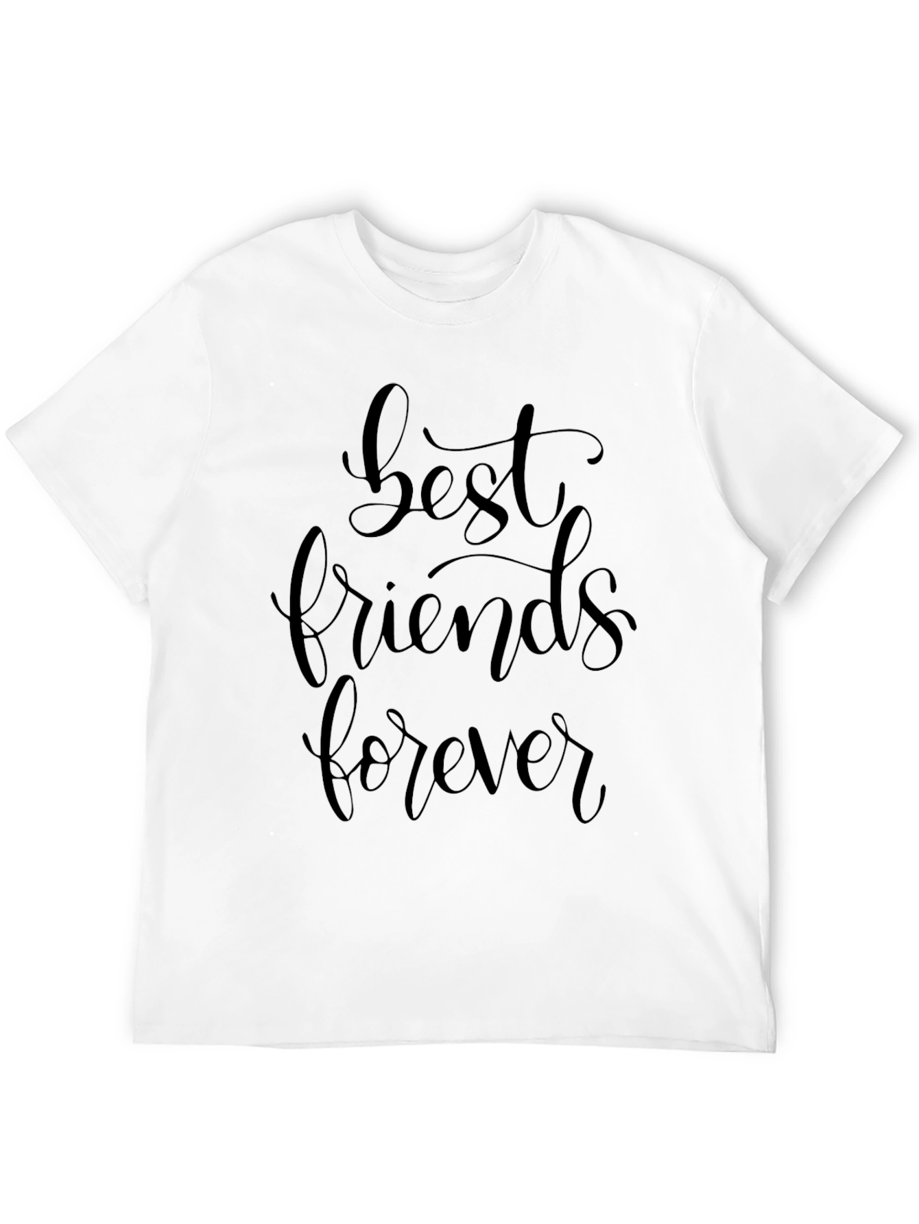 Best Friends Forever Black Graphic Tee