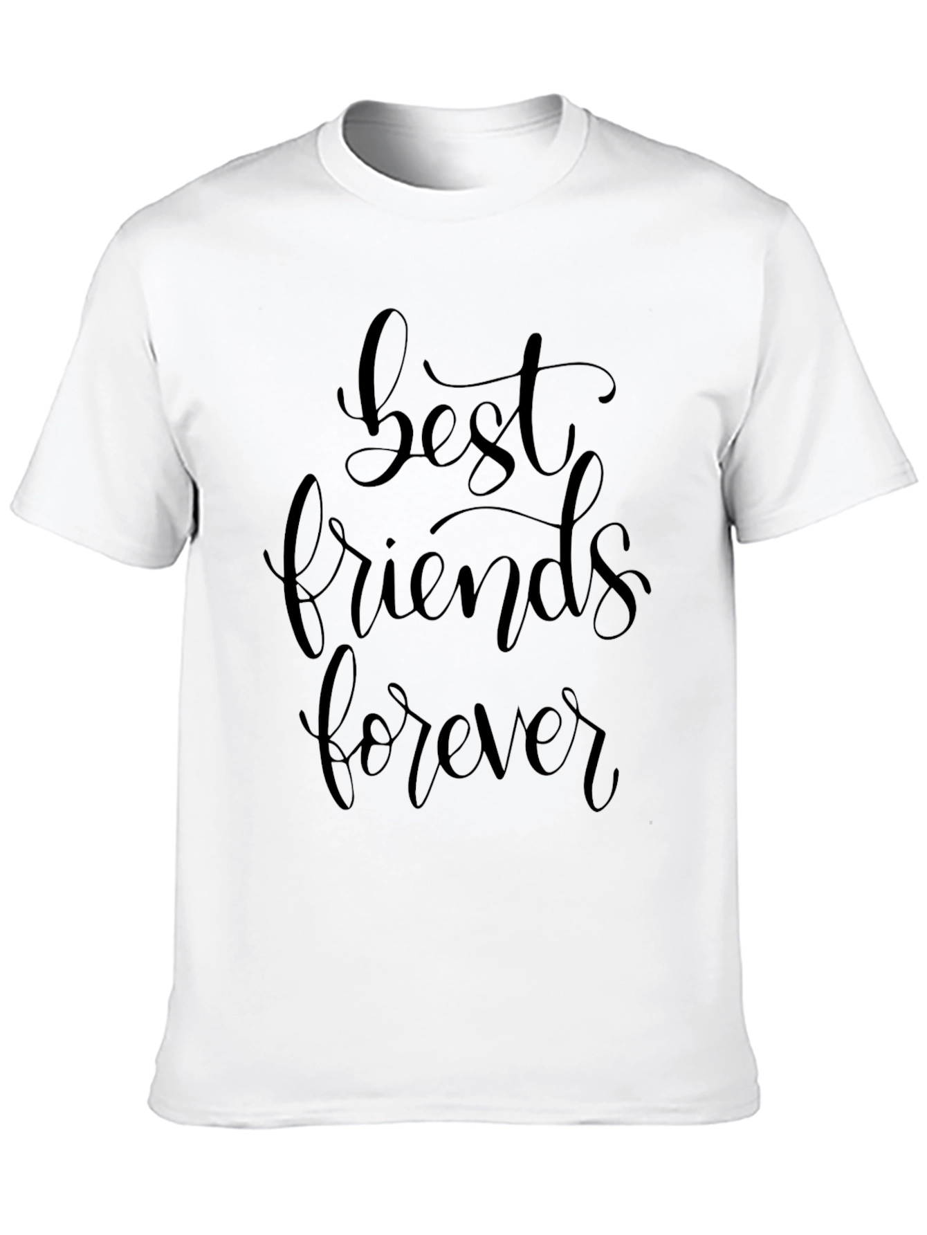 Best Friends Forever Black Graphic Tee