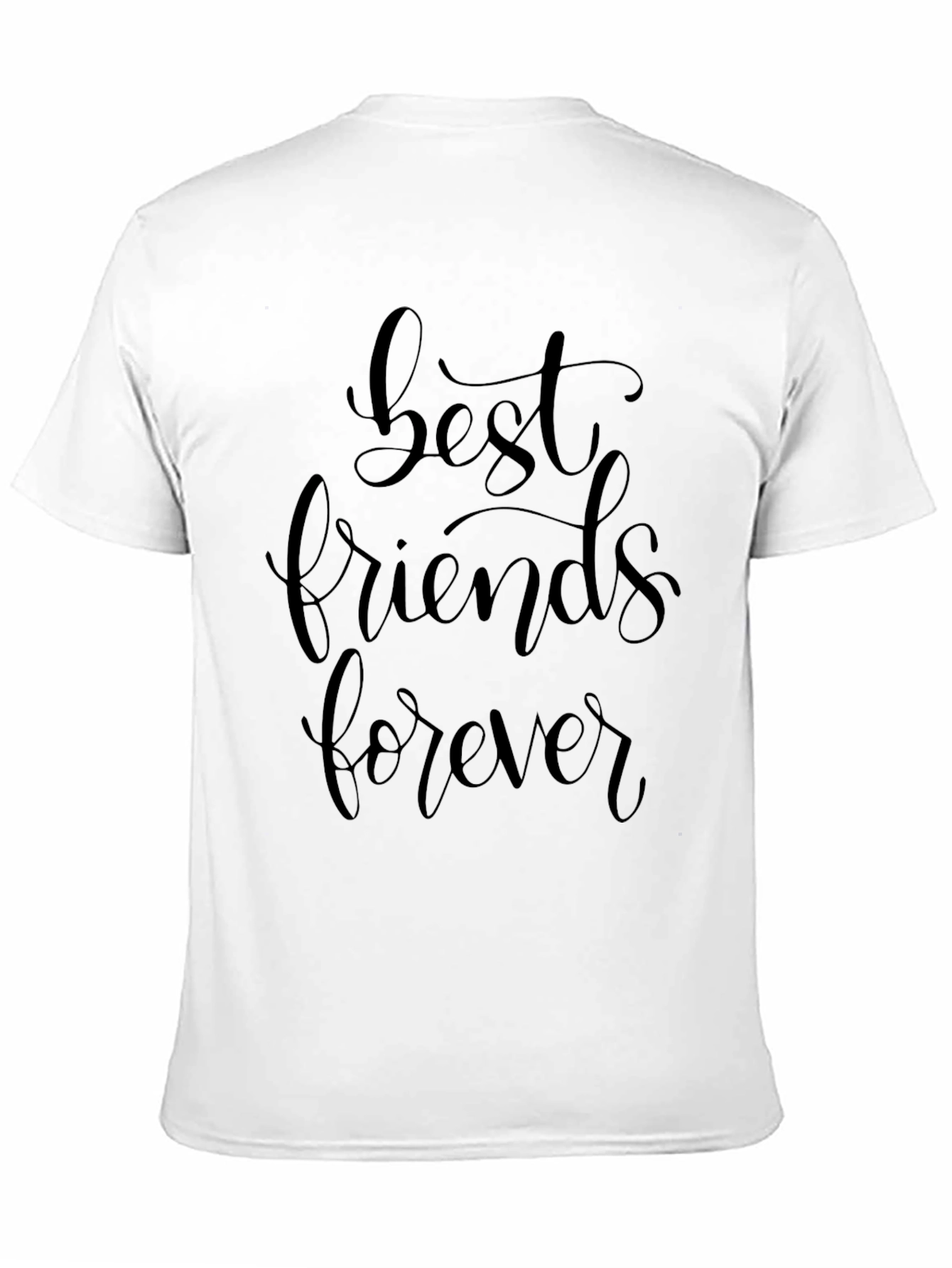 Best Friends Forever Black Graphic Tee