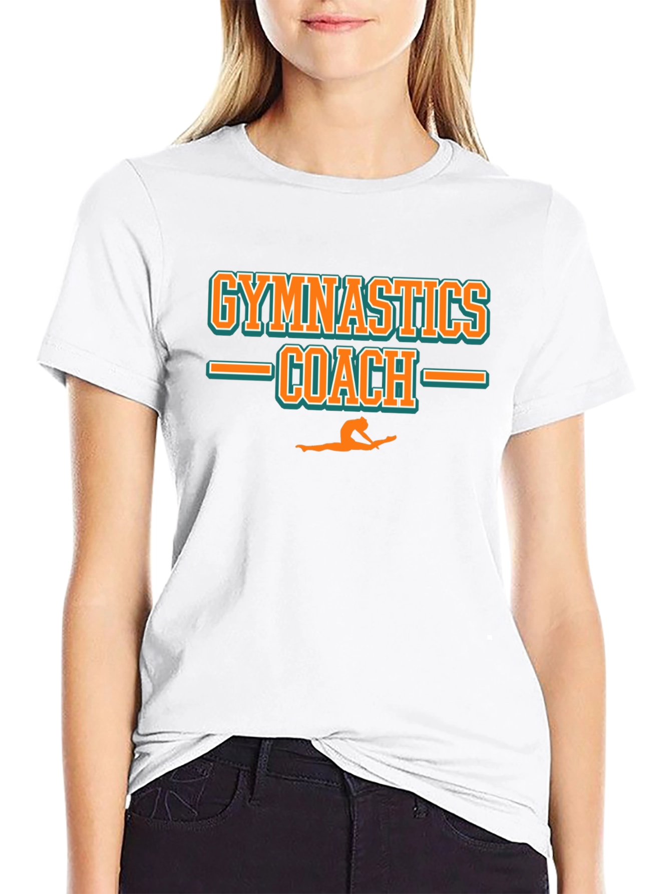 Gymnastics Coach T-Shirt - Sporty Training Tee