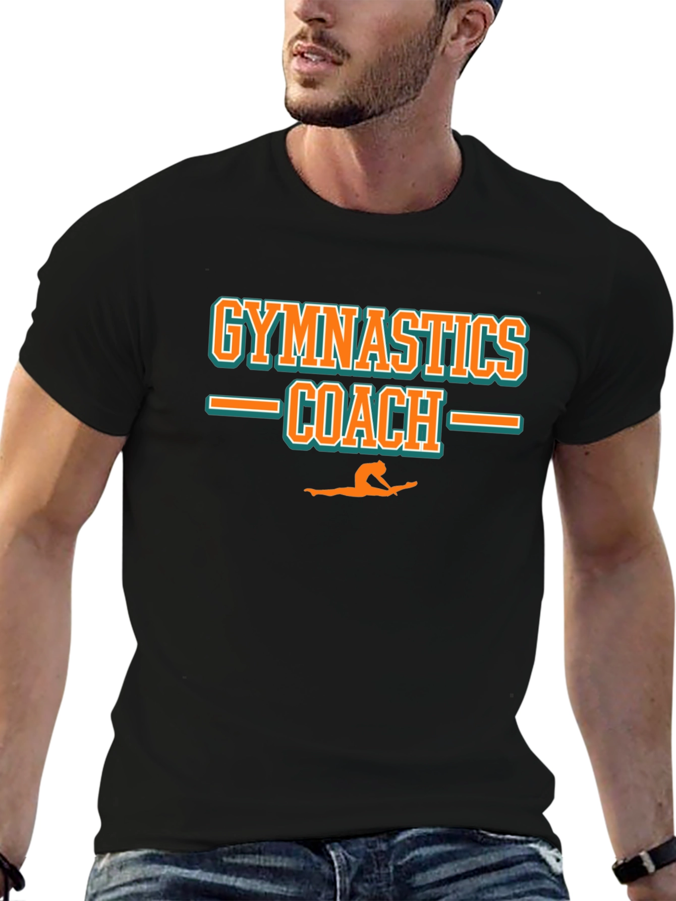 Gymnastics Coach T-Shirt - Sporty Training Tee