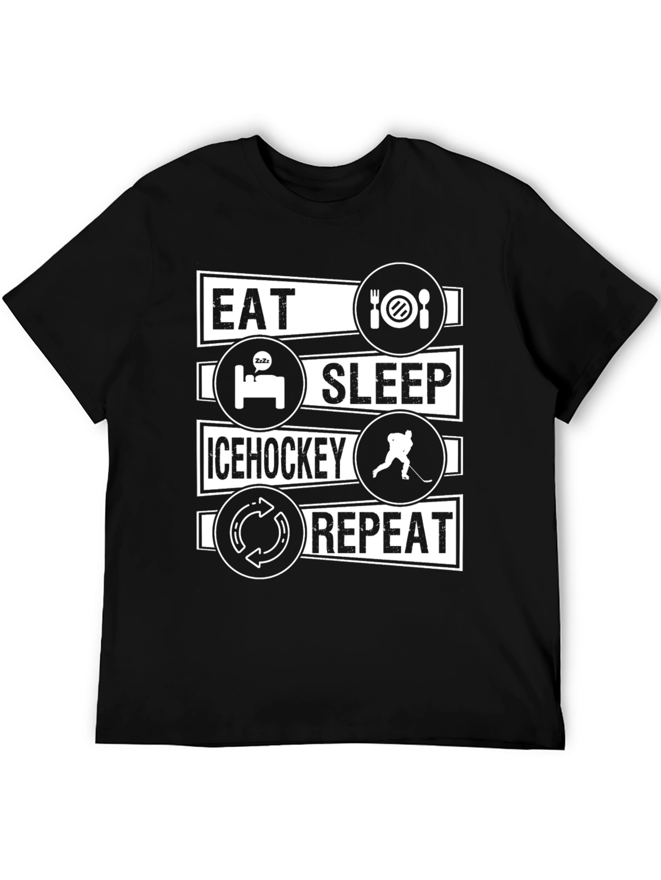 Eat Sleep Ice Hockey Repeat T-Shirt