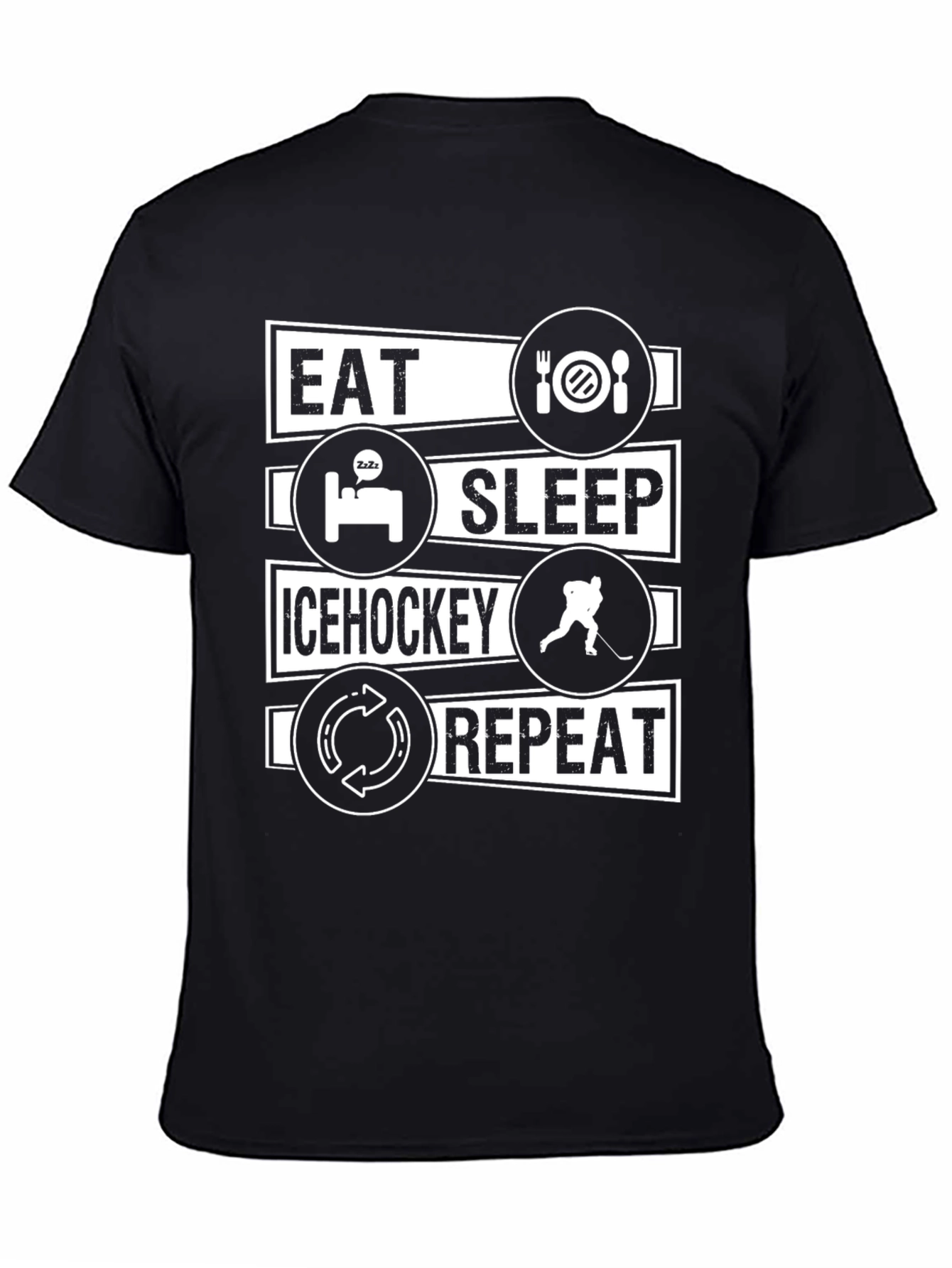 Eat Sleep Ice Hockey Repeat T-Shirt