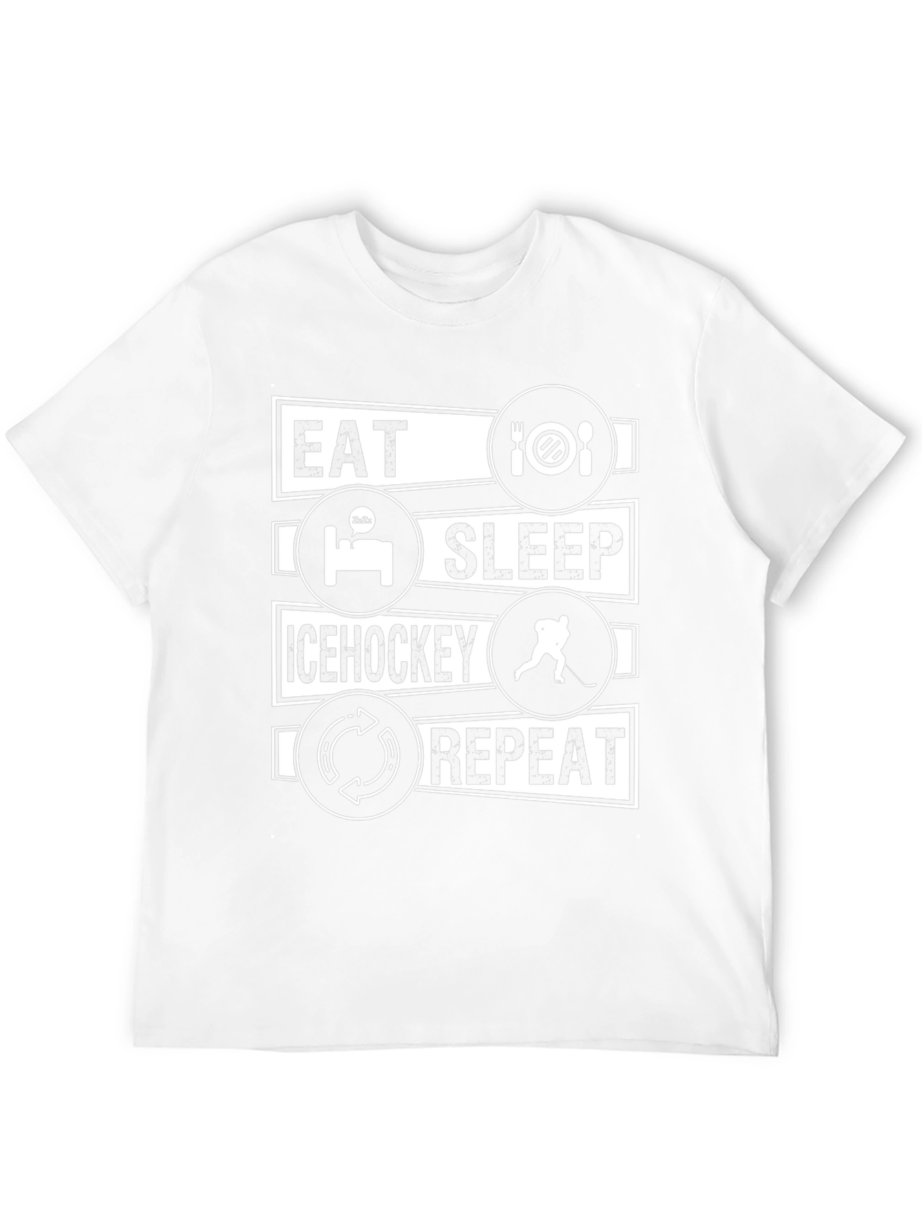 Eat Sleep Ice Hockey Repeat T-Shirt