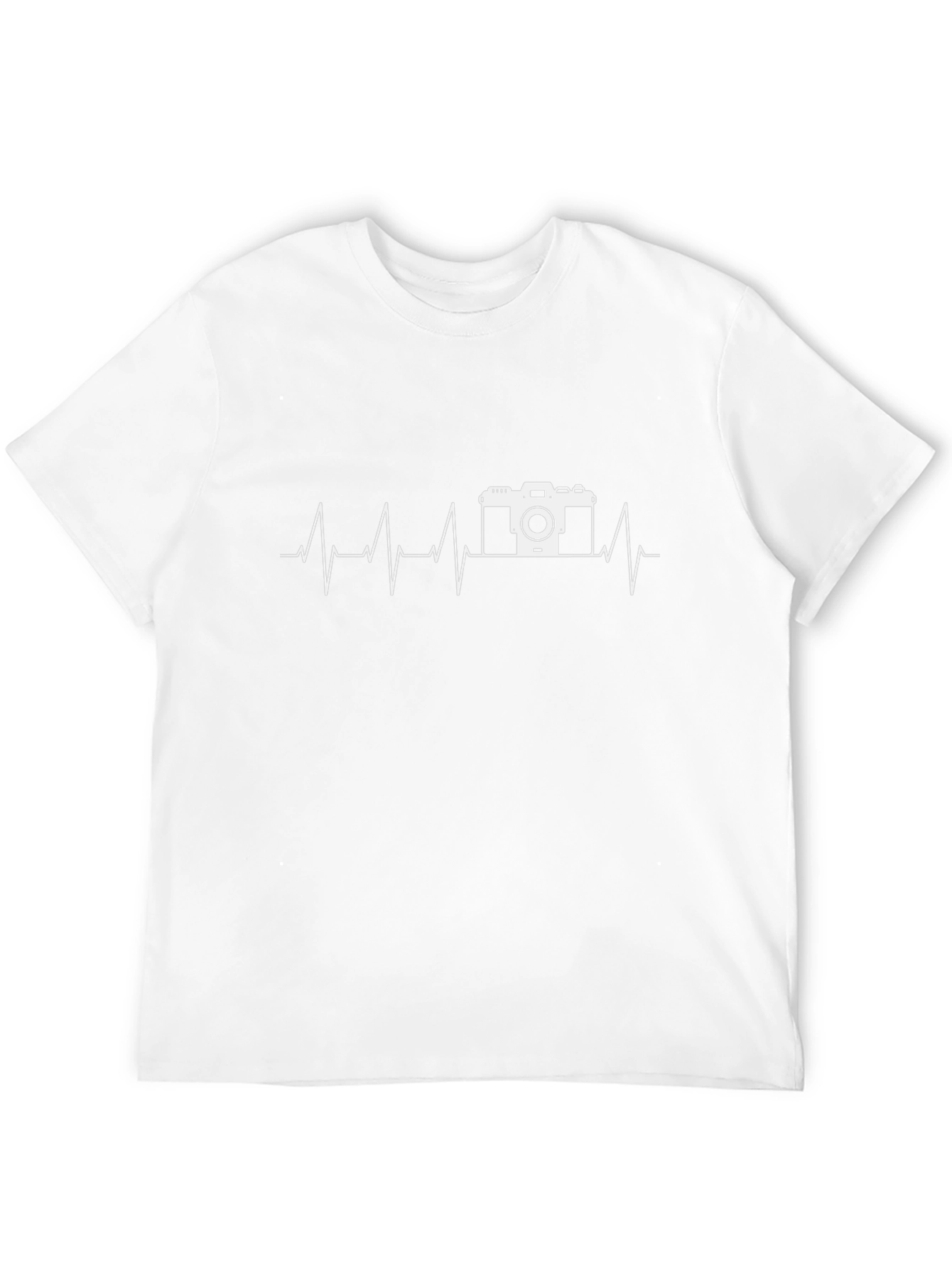 Photographer Heartbeat T-Shirt - Camera Design