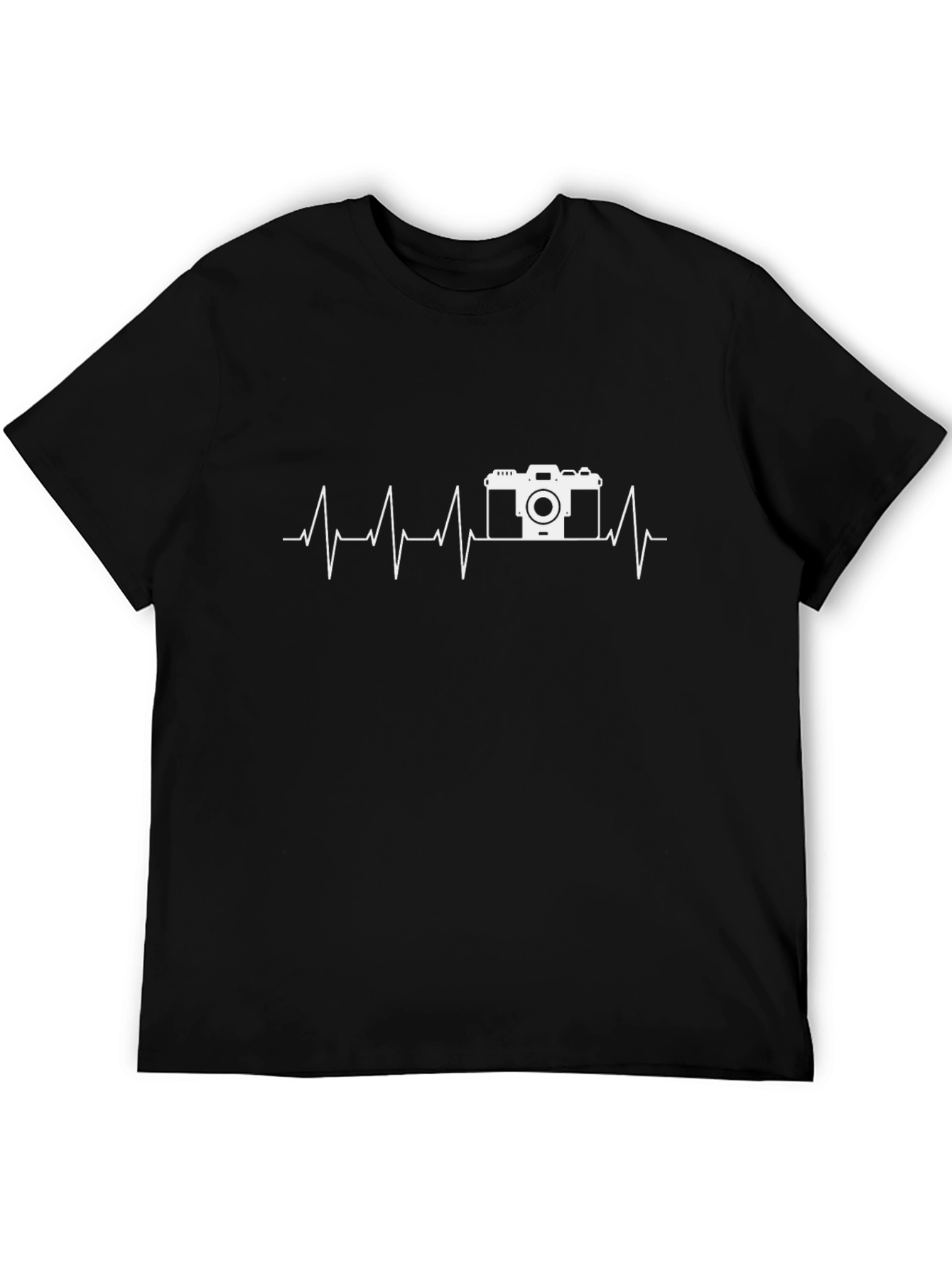 Photographer Heartbeat T-Shirt - Camera Design