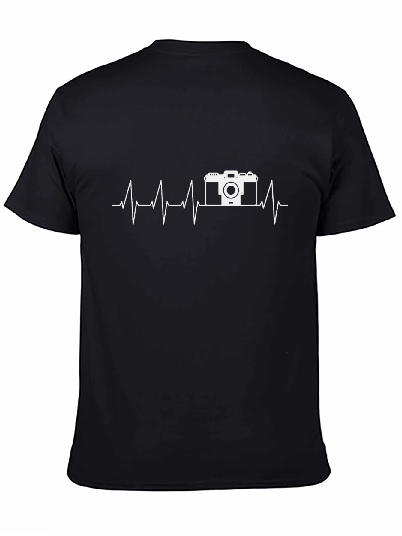 Photographer Heartbeat T-Shirt - Camera Design