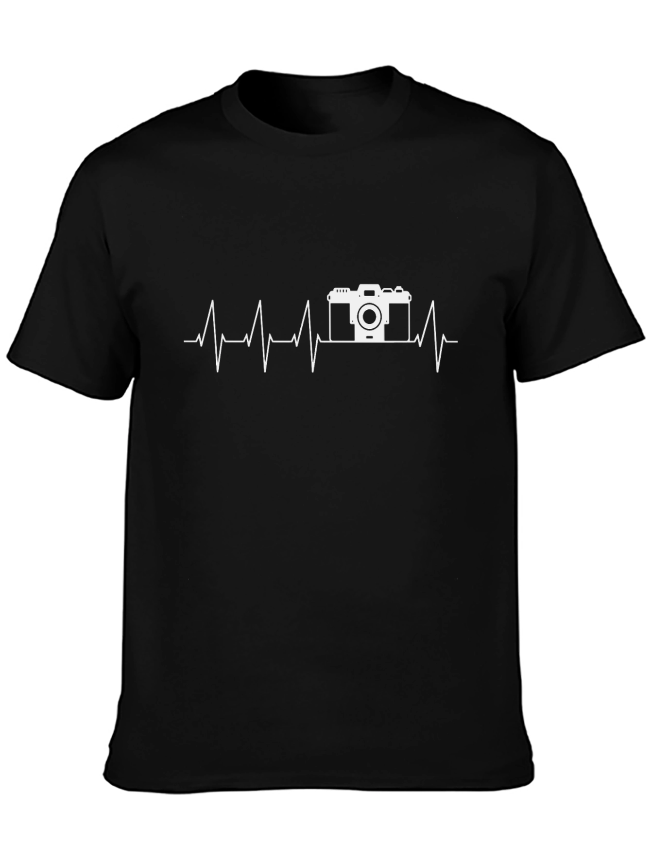 Photographer Heartbeat T-Shirt - Camera Design
