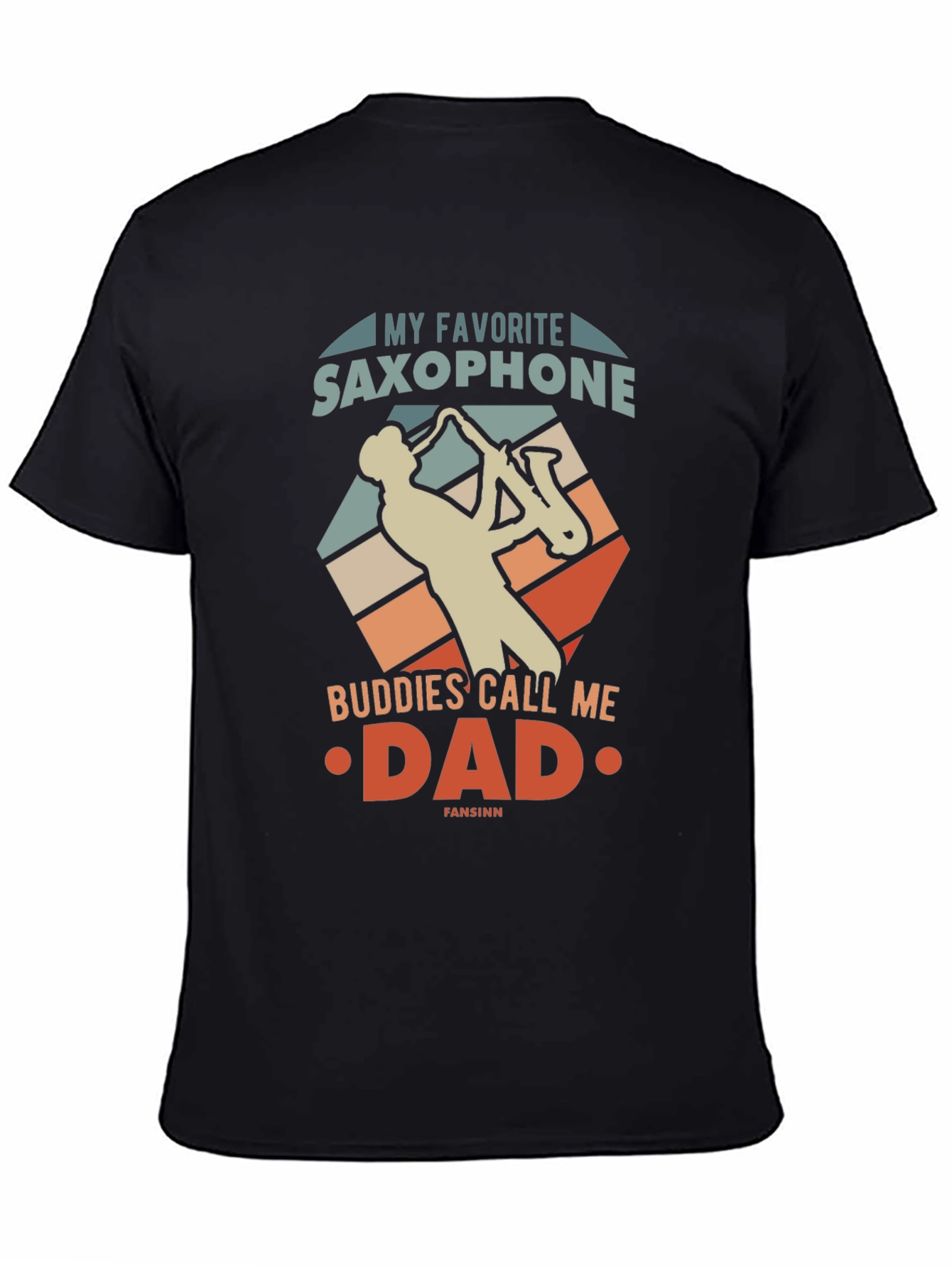 Saxophone Dad Graphic Tee