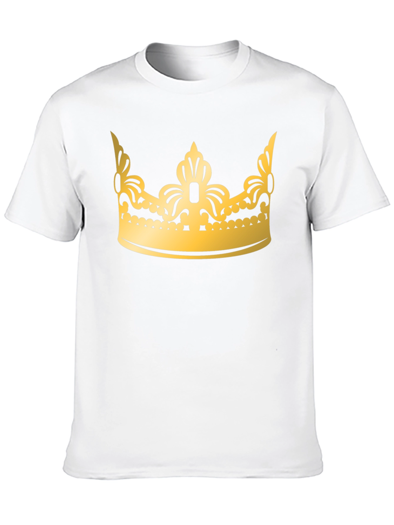 Gold Crown Graphic Black T-Shirt