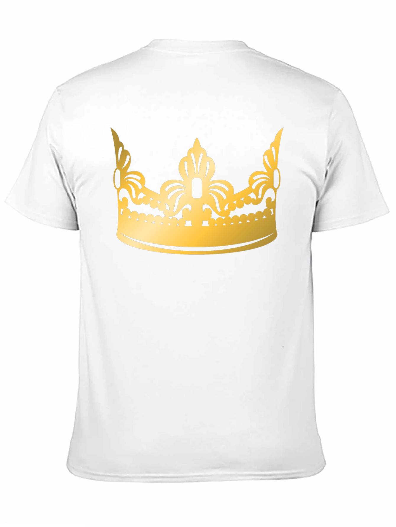 Gold Crown Graphic Black T-Shirt