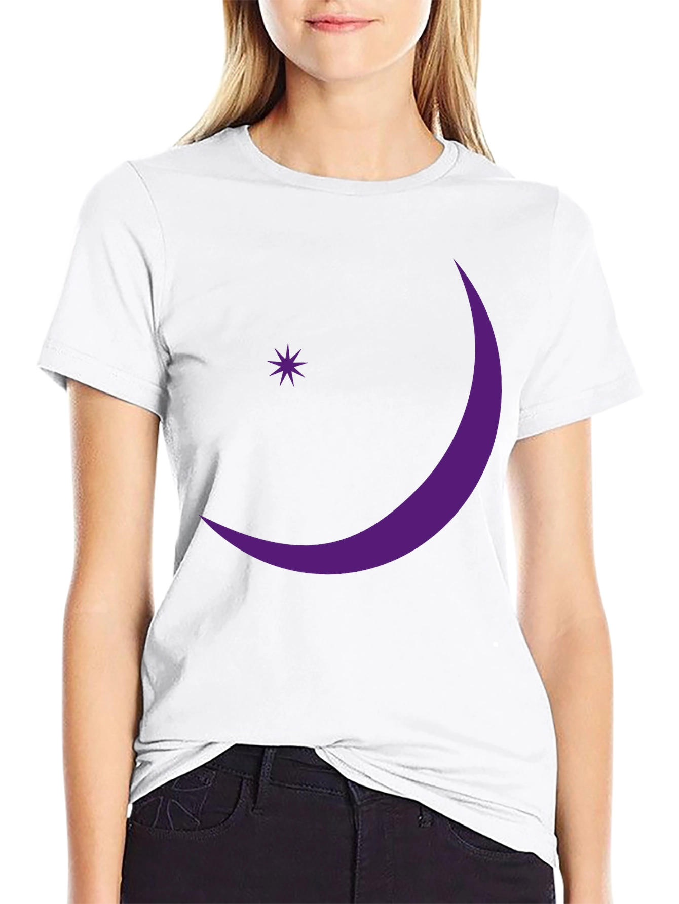 Crescent Moon & Star Graphic Tee