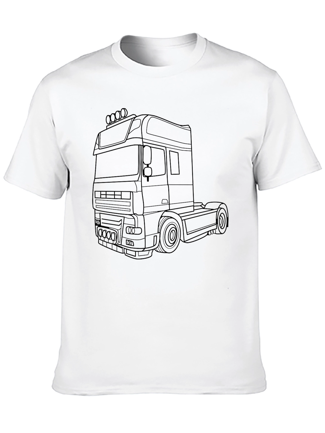 Truck Outline Graphic T-Shirt