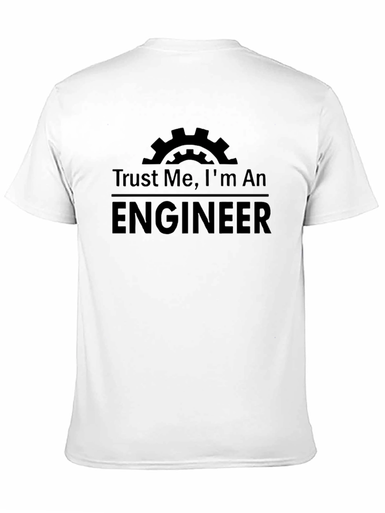 Trust Me Im An Engineer Black T-Shirt
