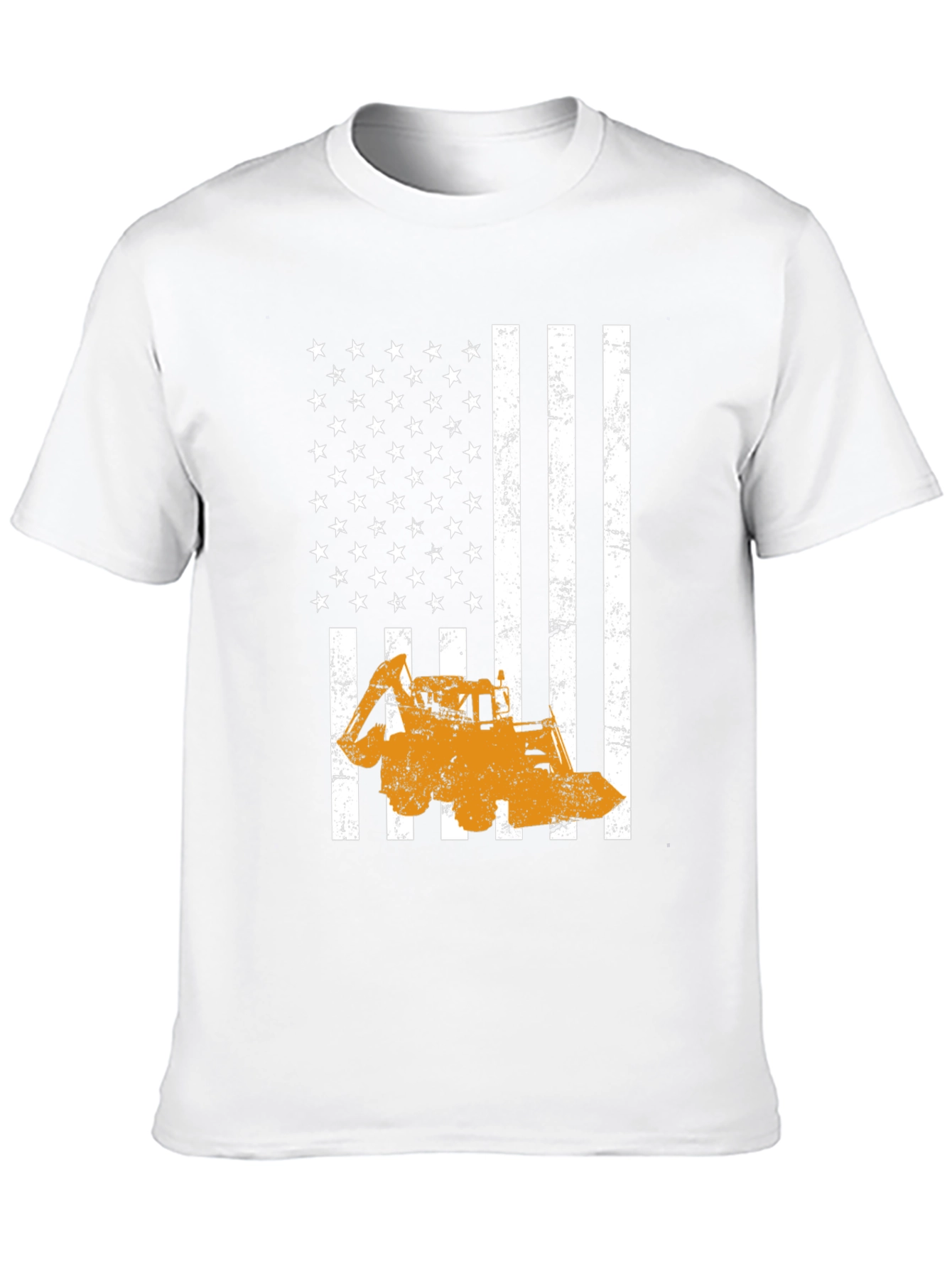 Construction American Flag T-Shirt